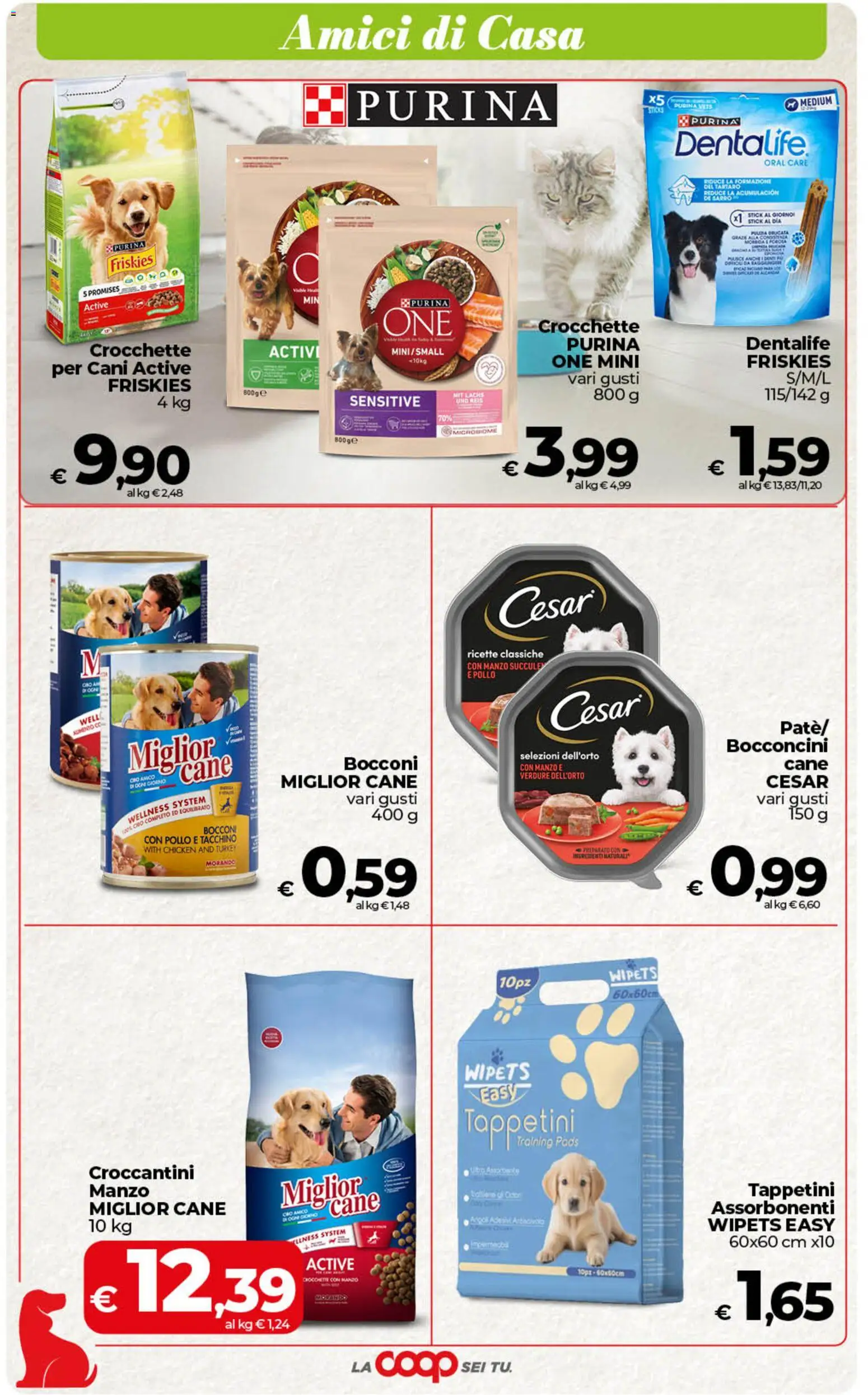 Volantino COOP del 07.04.2026 | Pagina: 44 | Prodotti: Pollo, Verdure, Tacchino, Crocchette