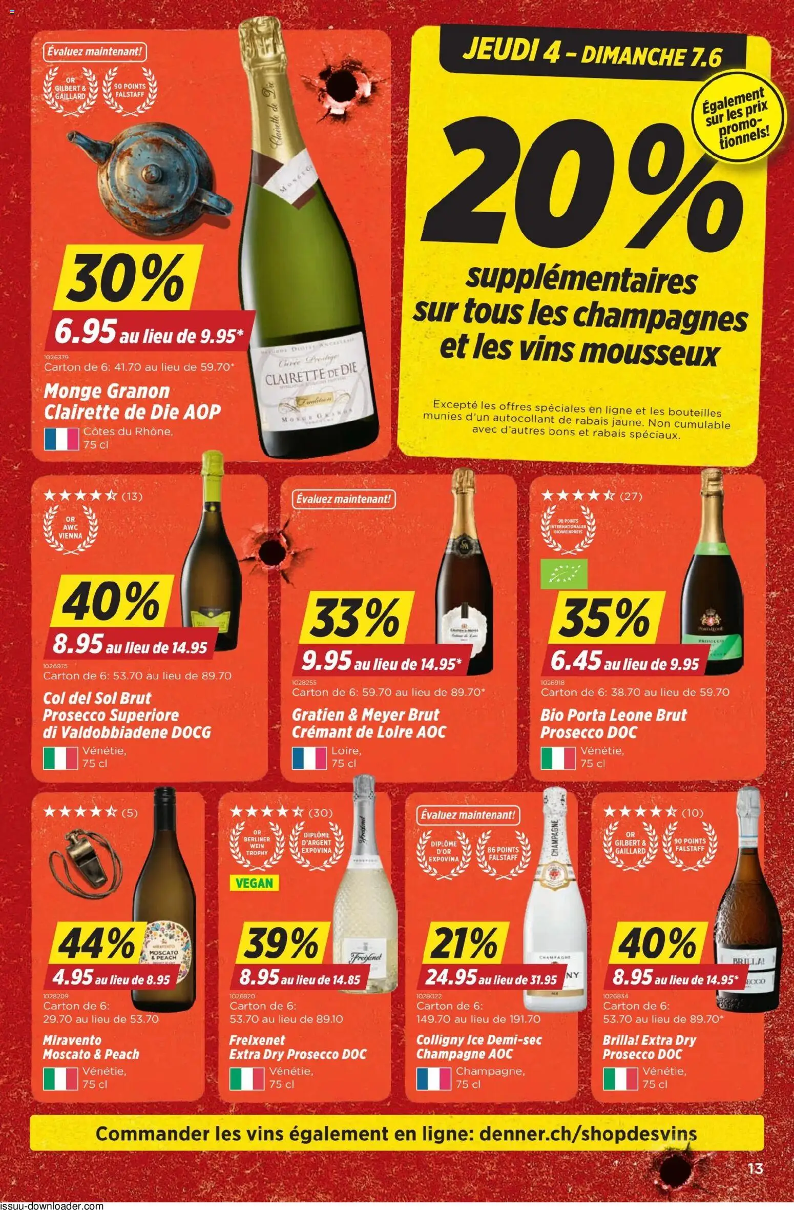 Denner aktionen FR – gültig ab 04.06.2026 | Seite: 13 | Produkte: Wein