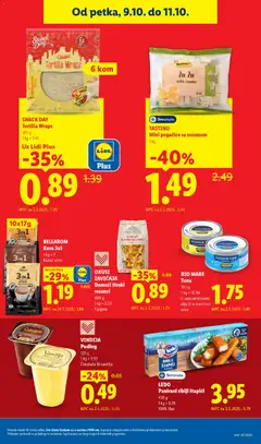 LEDO Panirani riblji štapići, Smrznuto, 450 g, 100% filet - Pregled kataloga iz trgovine Lidl, vrijedi od 05.10.2026 | Stranica: 73