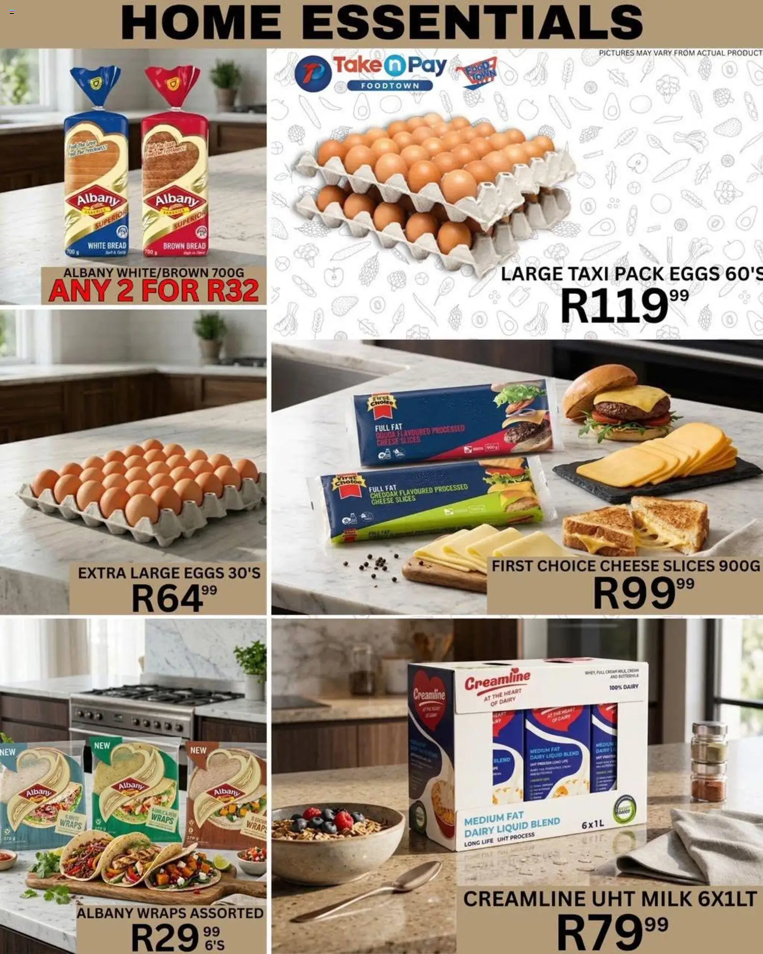New Take n Pay catalogue – valid from 23/06/2026 | Page: 13 | Products: Milk, Cheese, Eggs, Bread