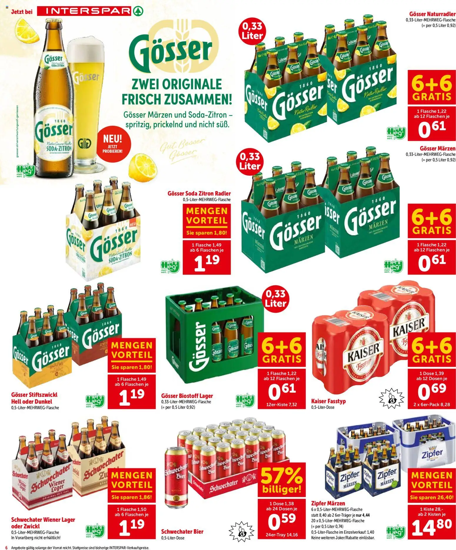 Interspar - Broschüre gültig ab 23.07.2026 | Seite: 7 | Produkte: Bier