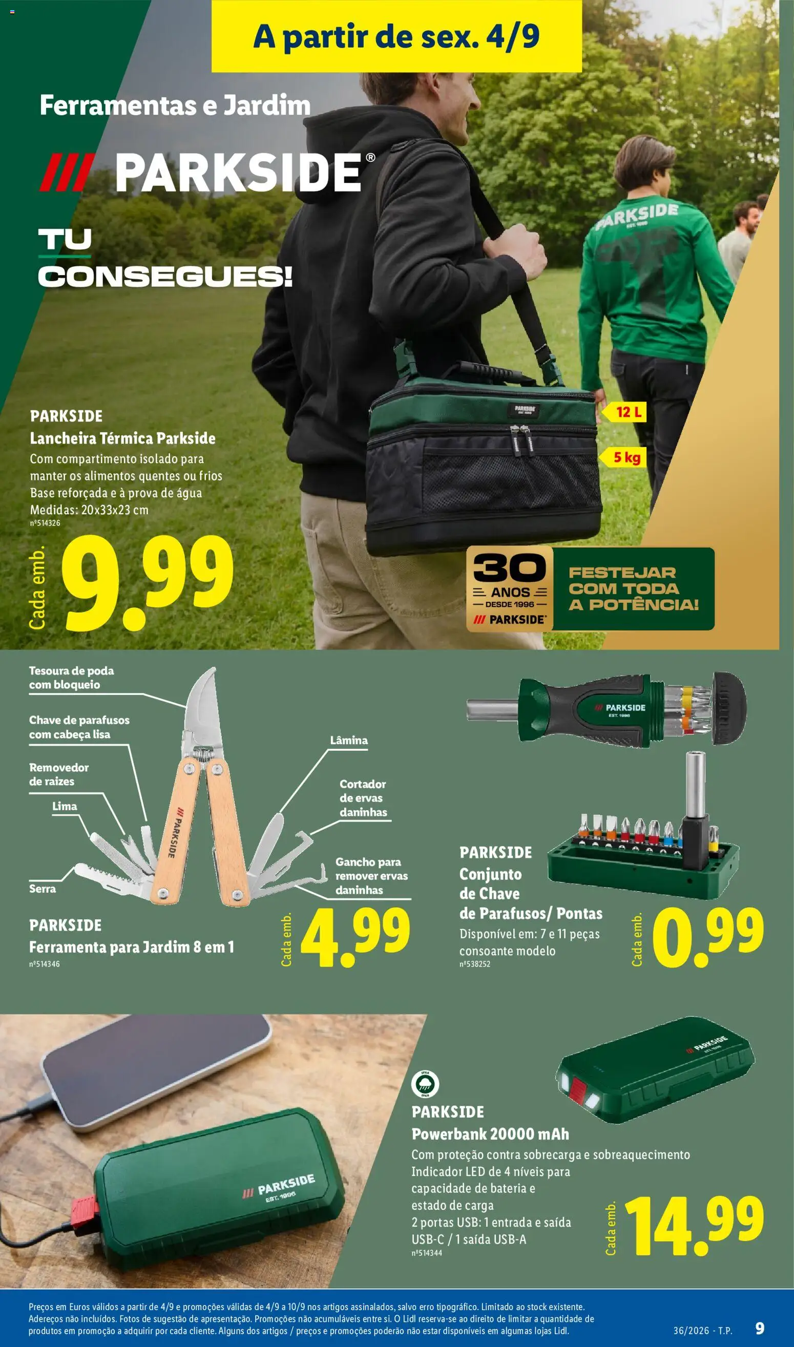 Lidl folheto Fim de Semana │ válido de 04/09/2026 | Página: 11 | Produtos: USB, Tesoura de poda, Ferramentas, Lima