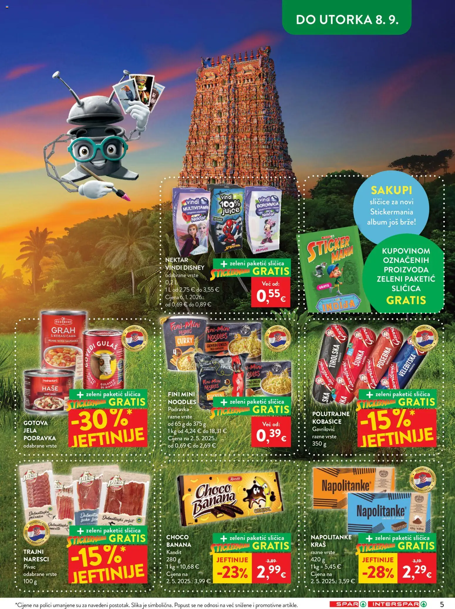 Interspar katalog | vrijedi od 02.09.2026 | Stranica: 5 | Proizvodi: Podravka, Nektar, Kobasica, Curry