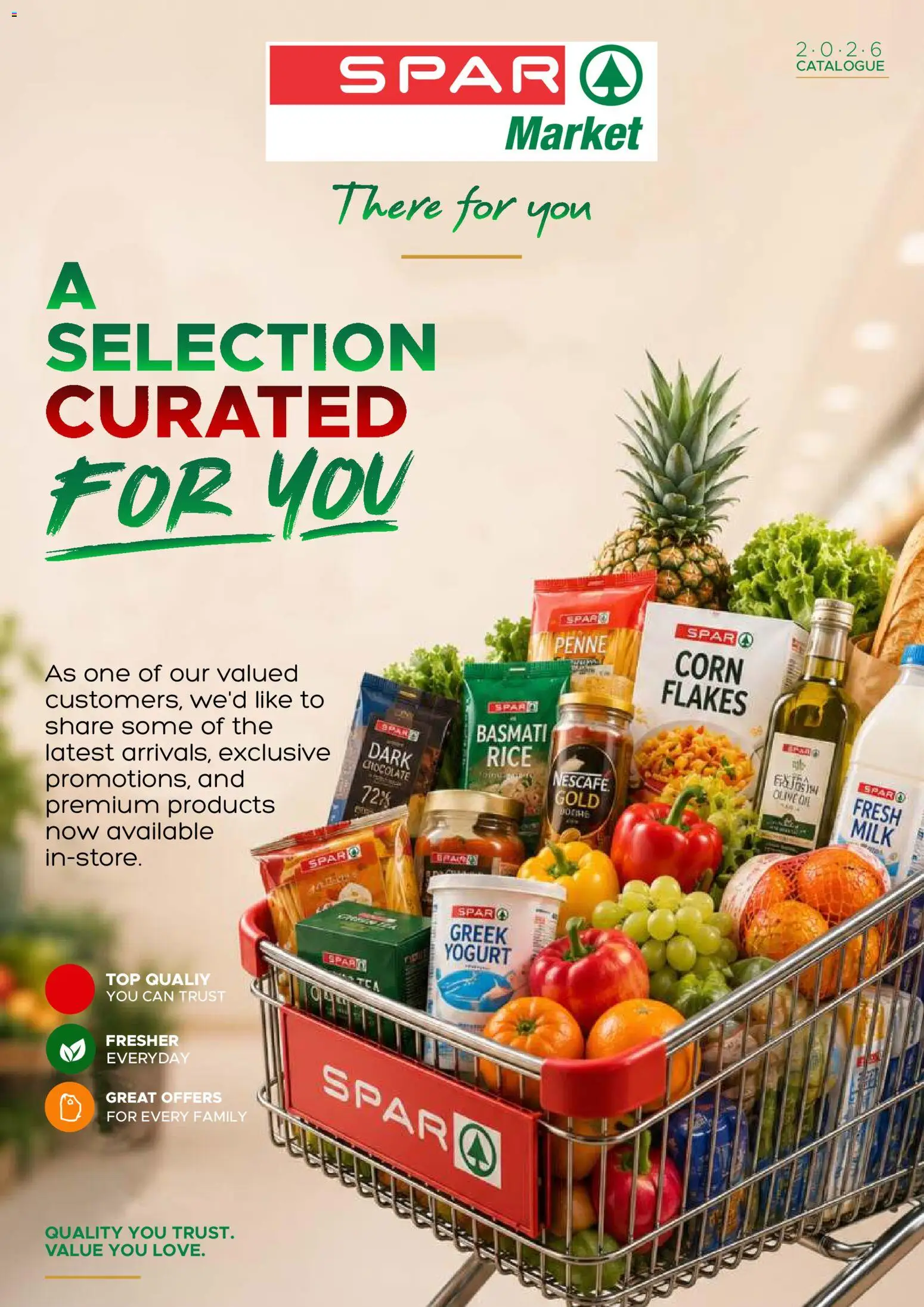 Spar - Premium Catalogue valid from 01/07/2026 | Page: 1 | Products: Spajalice, Sada na badminton, Motika, Rice