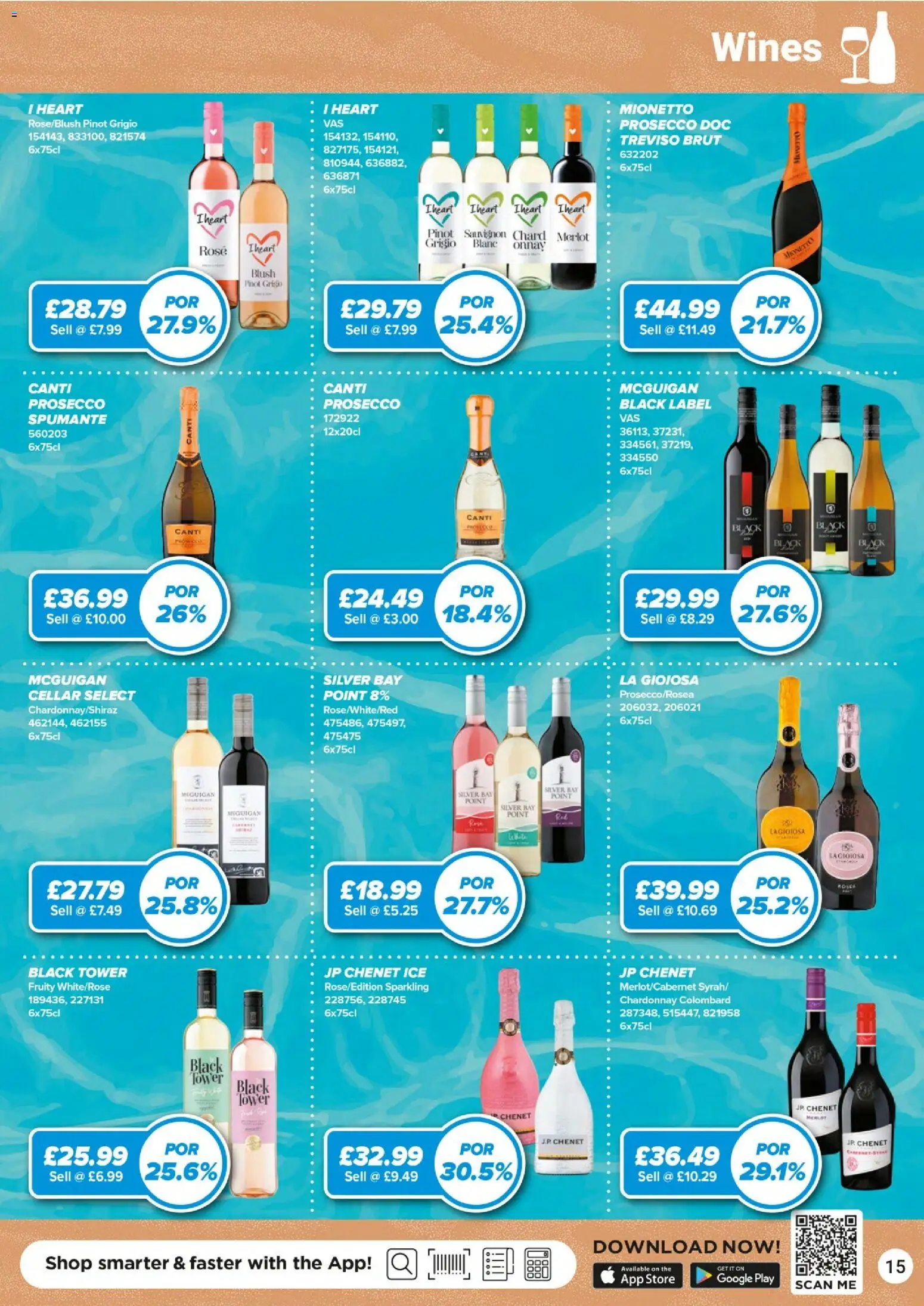 {H1} | Page: 15 | Products: Prosecco