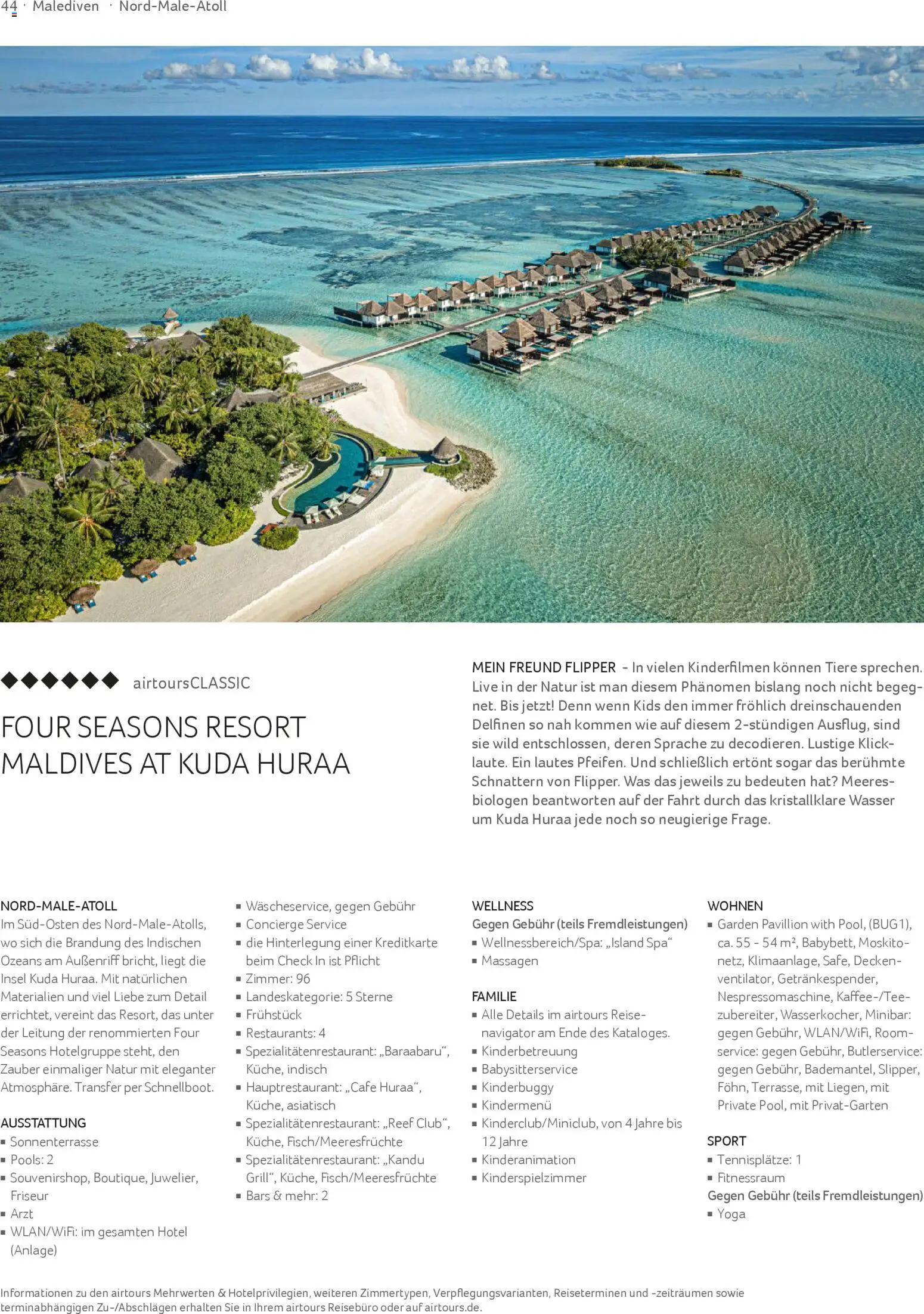 TUI airtours Katalog  Familie 2025/26 – gültig ab 01.11.2025 | Seite: 44 | Produkte: Wasser