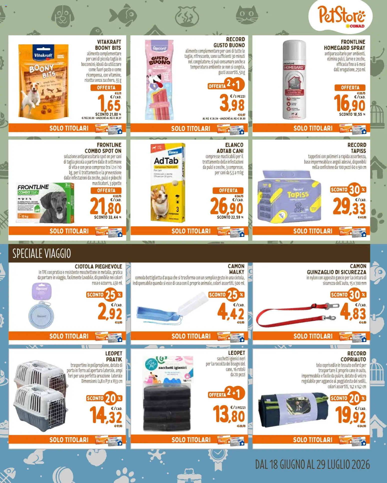 Volantino Conad del 18.06.2026 | Pagina: 3 | Prodotti: Cintura, Ciotola