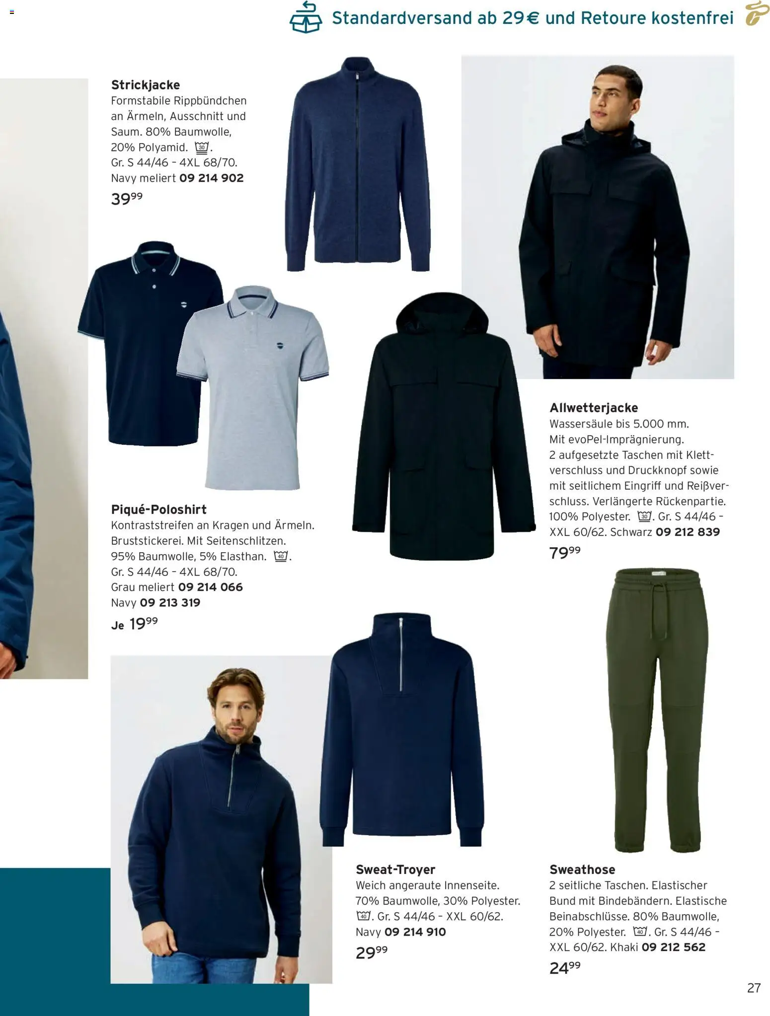Angebote Tchibo – gültig ab 01.09.2026 | Seite: 27 | Produkte: Sweathose, Taschen, Strickjacke