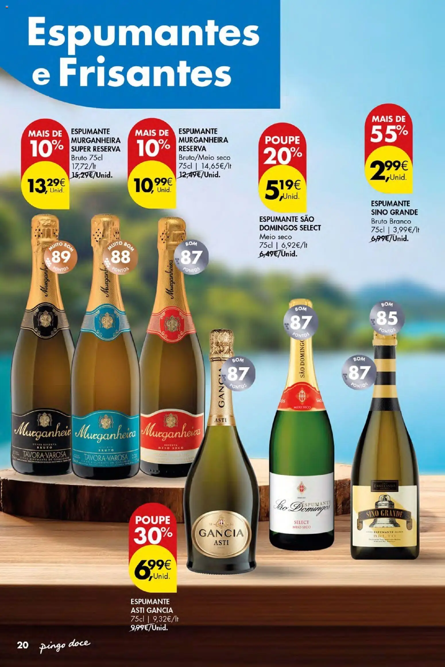 Pingo Doce Folheto Vinhos Frescos Açores │ válido de 02/07/2026 | Página: 20 | Produtos: Espumante