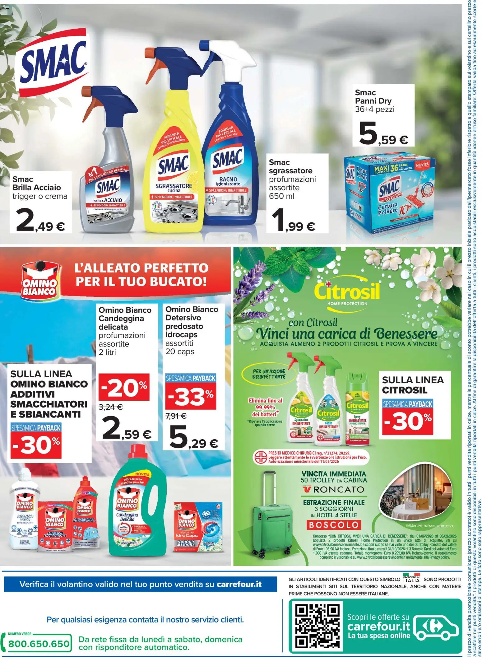 Volantino Carrefour del 13/07/2026 | Pagina: 2 | Prodotti: Sgrassatore, Scaffale, Trolley, Bagno