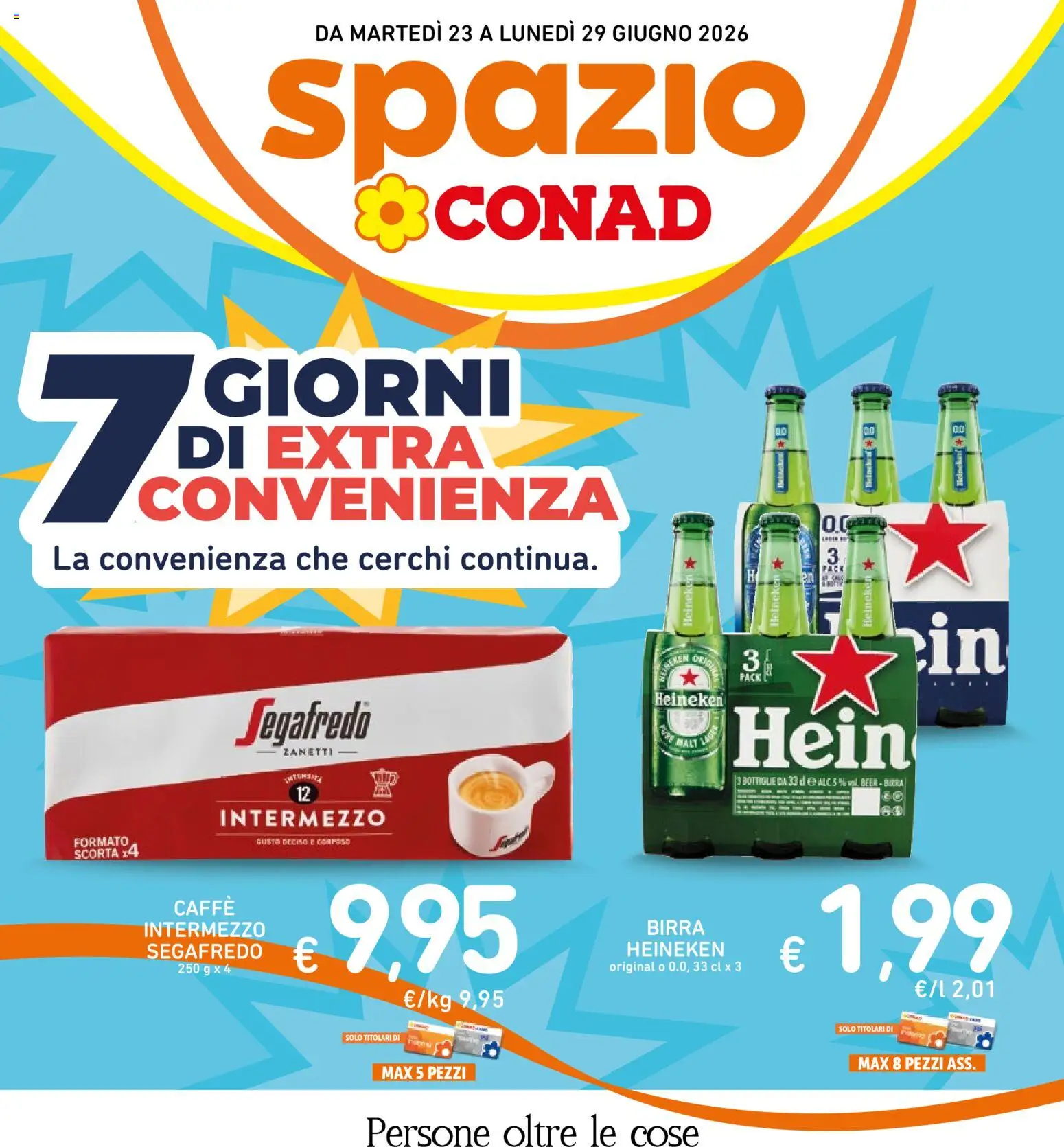 Volantino Spazio Conad del 16.06.2026 | Pagina: 36 | Prodotti: Caffè, Birra, Heineken