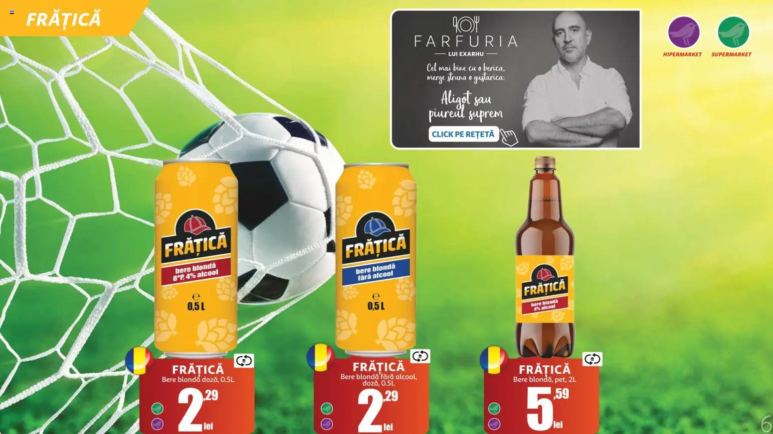 Noul catalog Auchan – valabil de la 10.06.2026 | Pagină: 6 | Produse: Bere