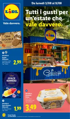 Anteprima del volantino Lidl volantino Gelato valido a partire dal 03/08/2026