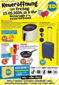 TEDi Prospekt Neueröffnung Dortmund ab 15.05.2026 gültig