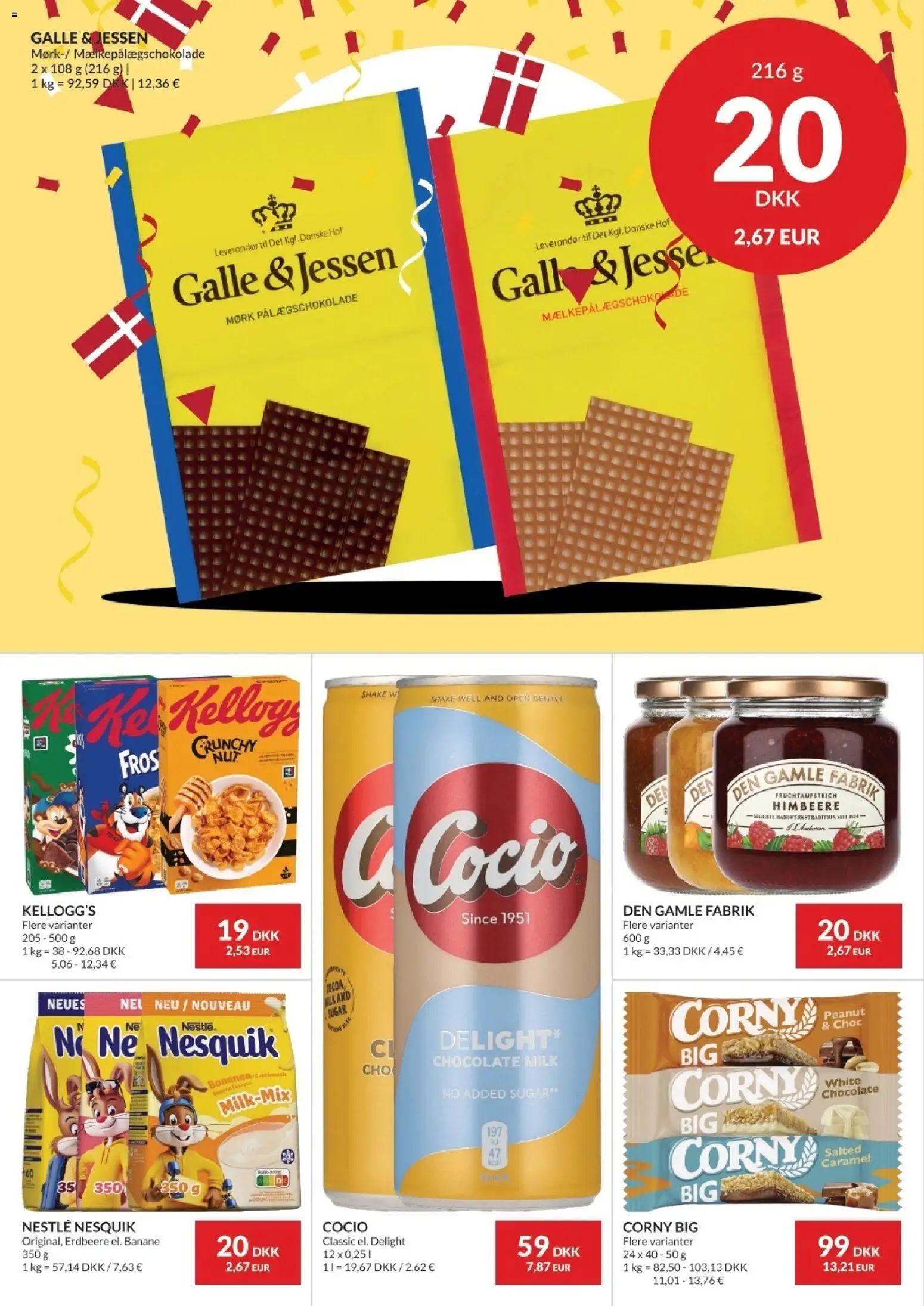 Nielsen Discount tilbudsavis – gyldig fra 27.05.2026 | Side: 2 | Produkter: Pålægschokolade