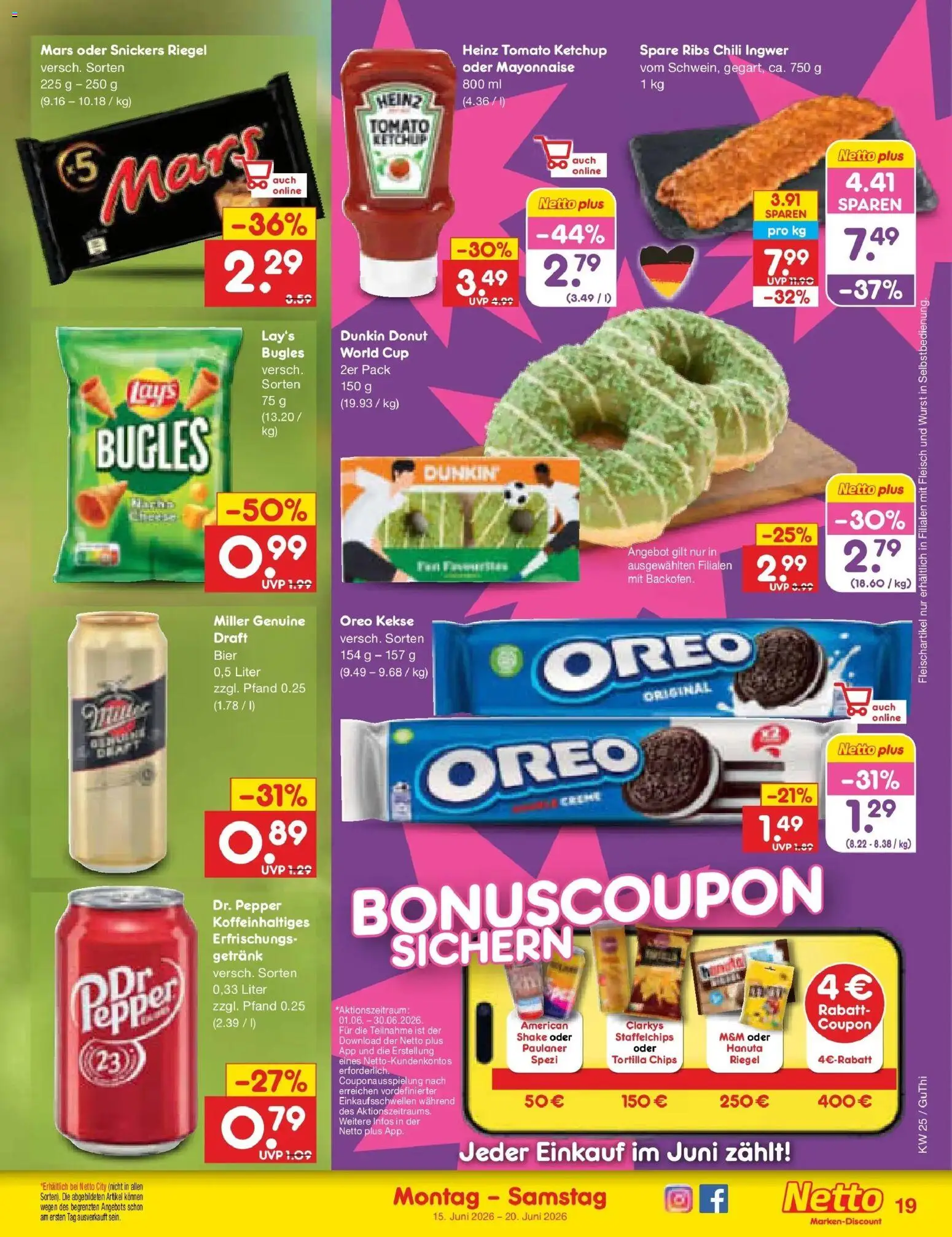 Netto Marken-Discount Prospekt Machern – gültig ab 14.06.2026 | Seite: 23 | Produkte: Bier, Wurst, Chili, Ketchup