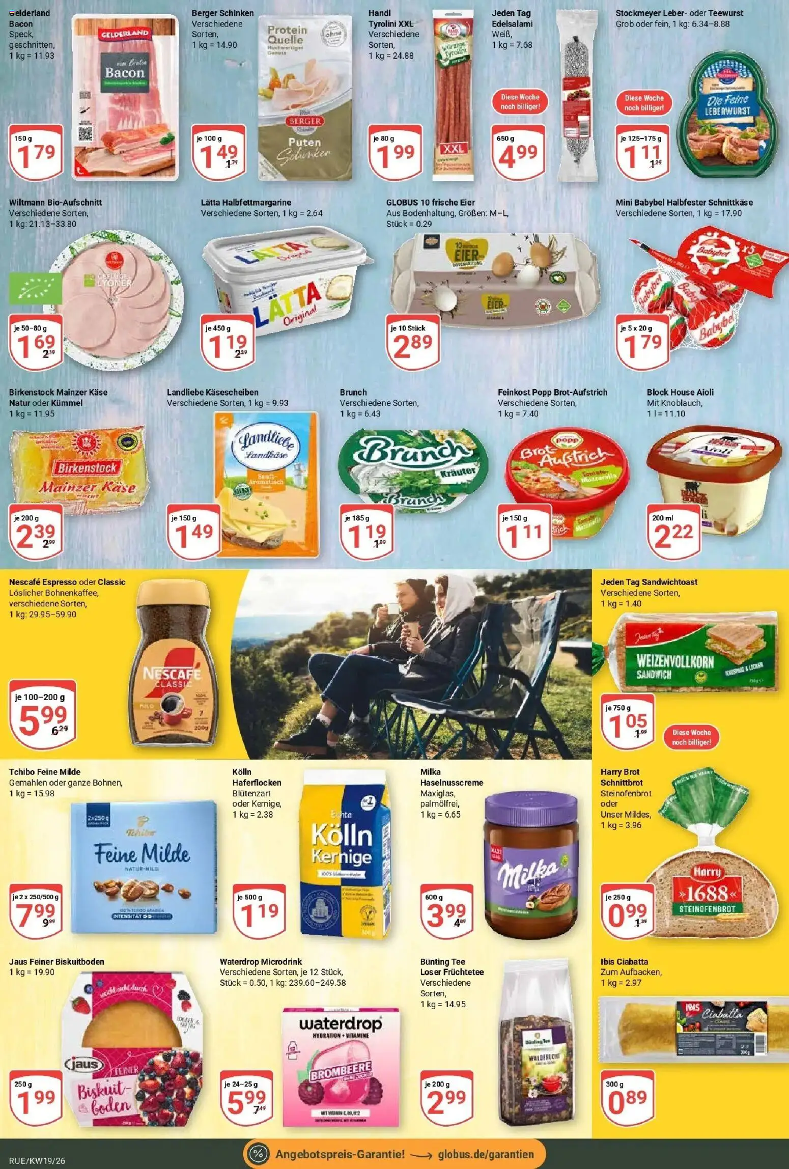 Globus Prospekt Rüsselsheim	 – gültig ab 04.05.2026 | Seite: 14 | Produkte: Eier, Lätta, Schinken, Tee