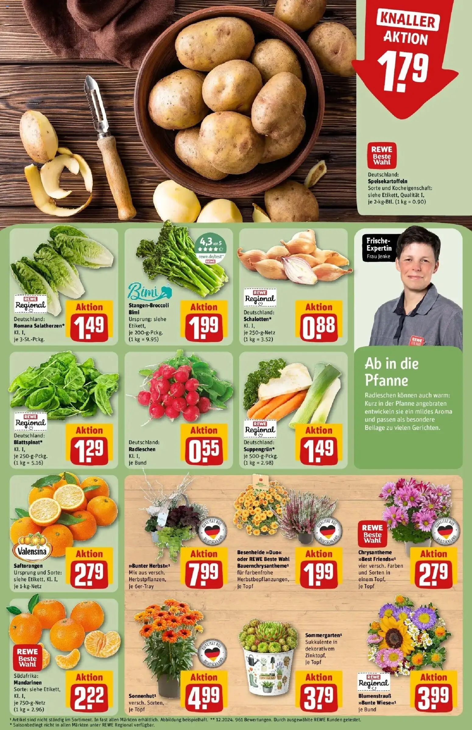 REWE Prospekt ab 07.09.2026 zum Blättern » Angebote | Seite: 7 | Produkte: Mandarinen, Valensina