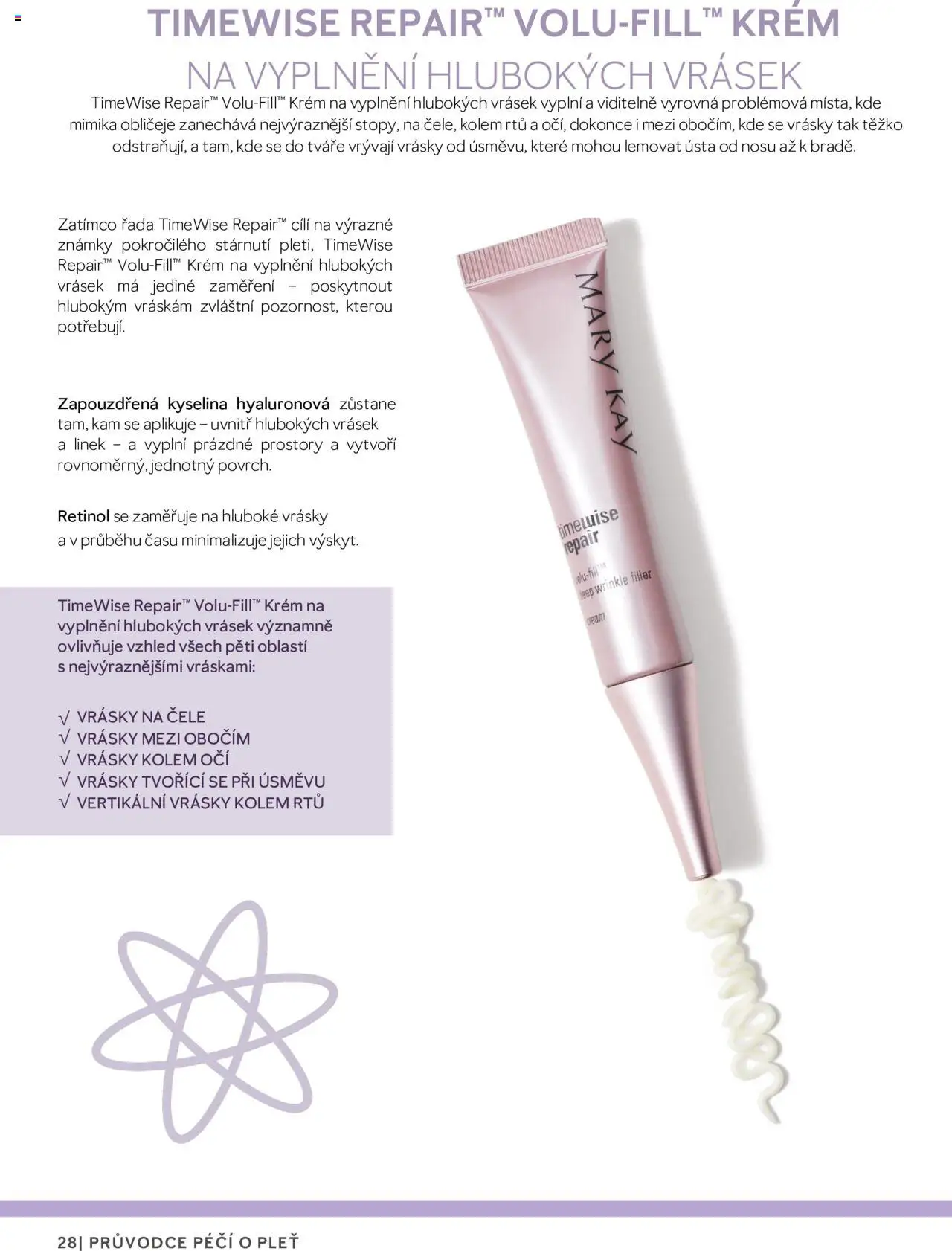 Mary Kay katalog - Průvodce péčí o pleť od 22.02.2025 | Strana: 28 | Produkty: Známky, Krém