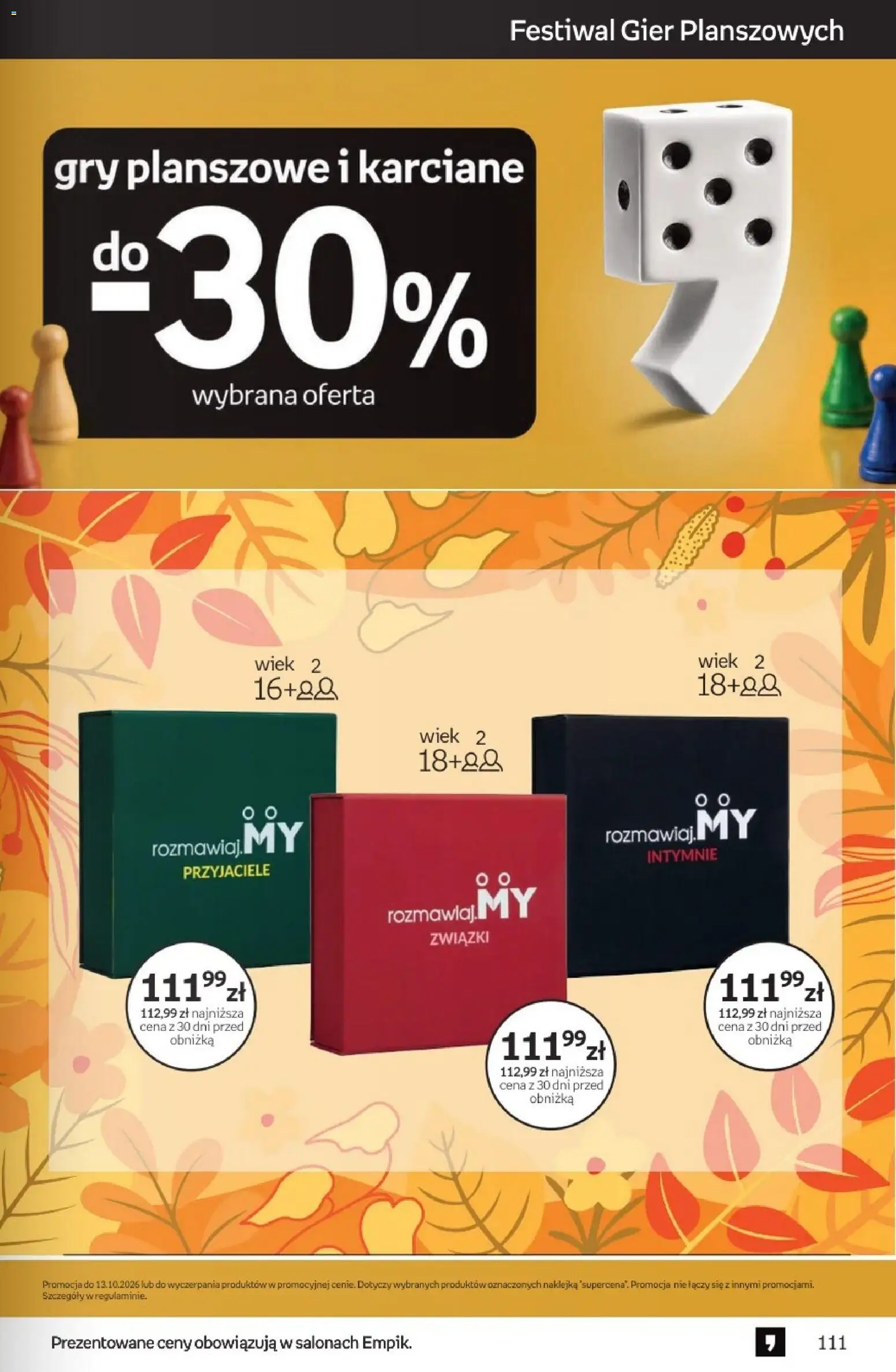 Empik promocje od 23.09.2026 | Strona: 111 | Produkty: Gry planszowe, Gry