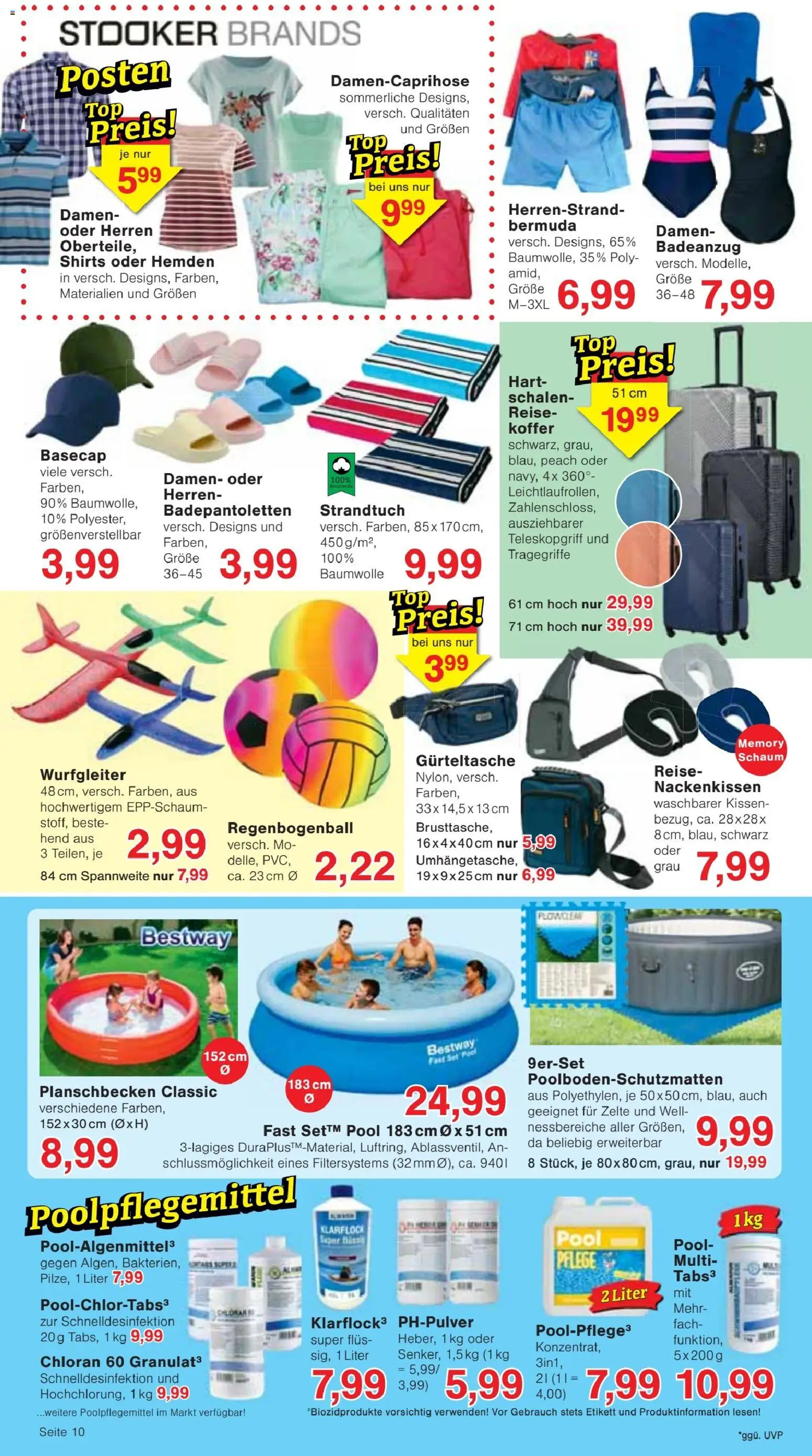 Jawoll Prospekt – gültig ab 01.06.2026 | Seite: 14 | Produkte: Kissen, Strandtuch, Badeanzug, Koffer