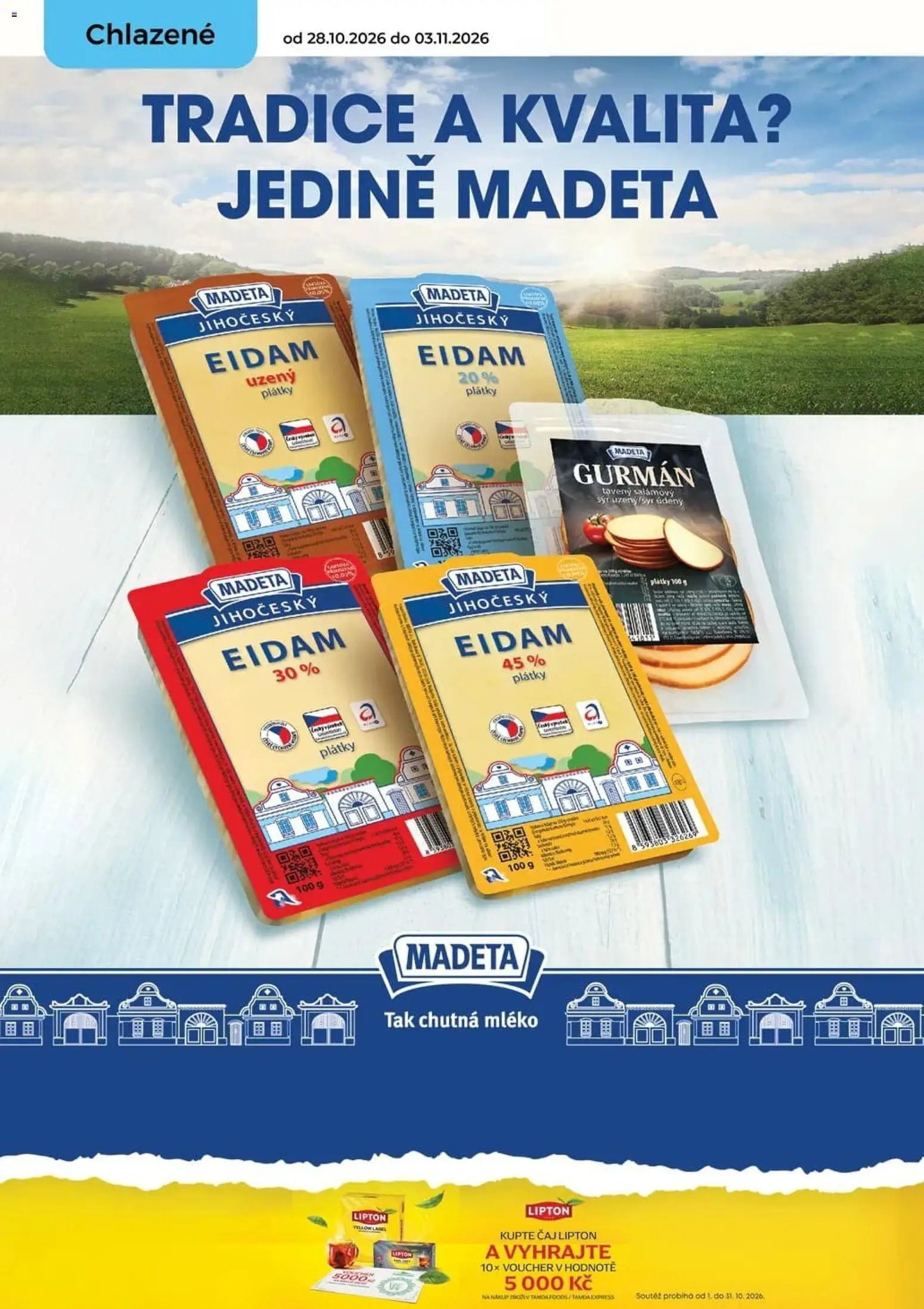 Tamda Foods leták od 28.10.2026 | Strana: 20 | Produkty: Mléko, Sýr, Čaj, Eidam