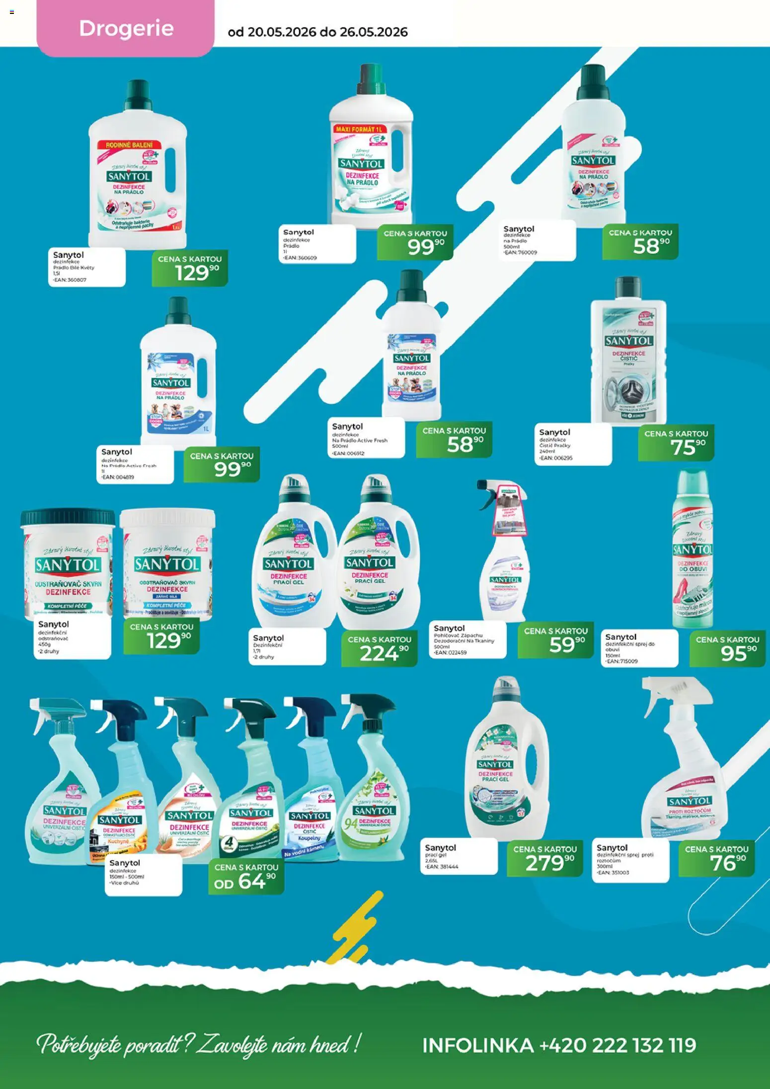 Tamda Foods leták od 20.05.2026 | Strana: 56 | Produkty: Prací gel, Dezinfekce na prádlo, Drogerie, Sanytol