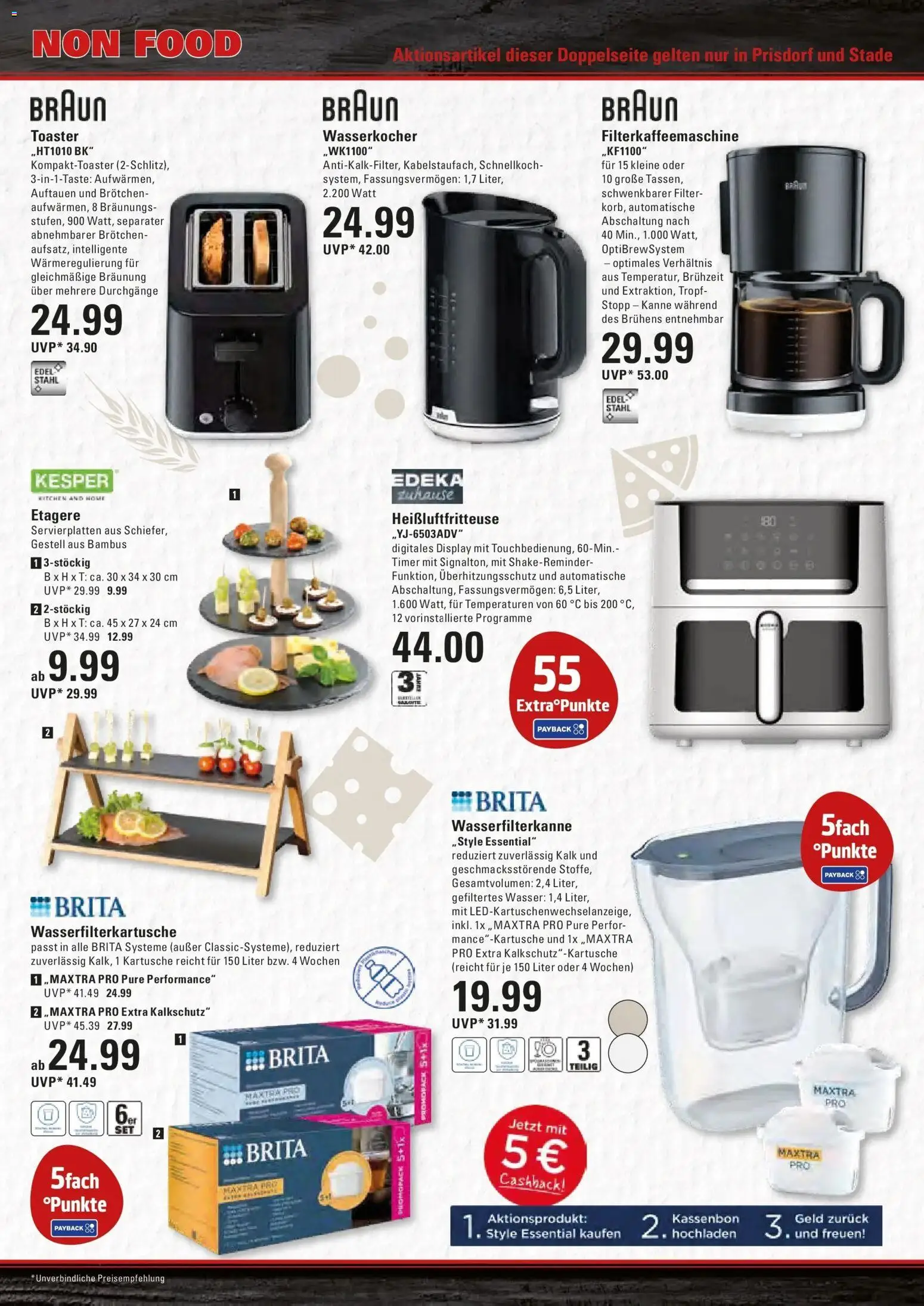 Marktkauf Prospekt Prisdorf (ab 07.09.2026) » Angebote online | Seite: 21 | Produkte: Wasserkocher, Toaster, Kalk, Filterkaffeemaschine