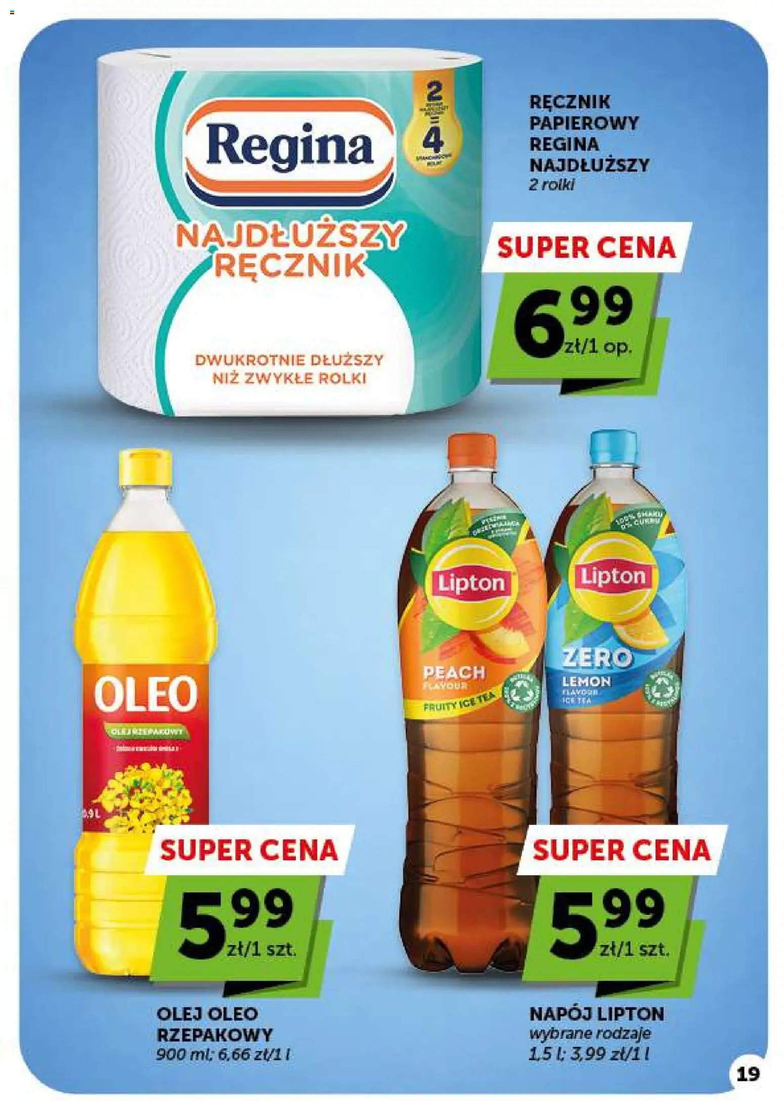 Euro Sklep gazetka od 22.10.2026 | Strona: 19 | Produkty: Ice Tea, Rolki, Olej