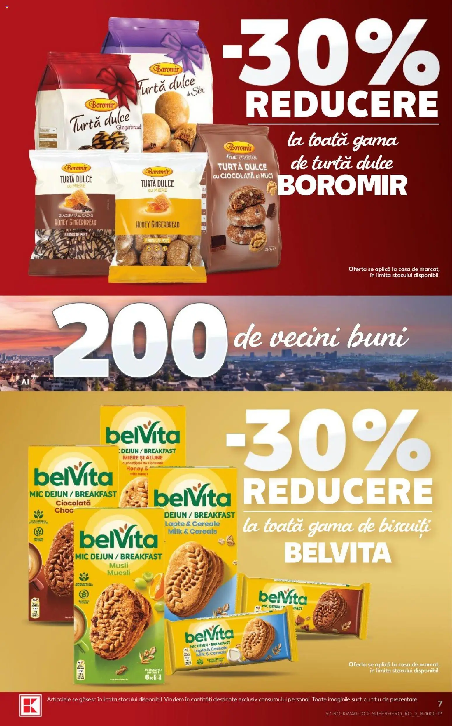 Kaufland RO akciós ujság - amely érvényes a következő dátumtól: 2026.09.30. | Oldal: 7 | Termékek: Belvita