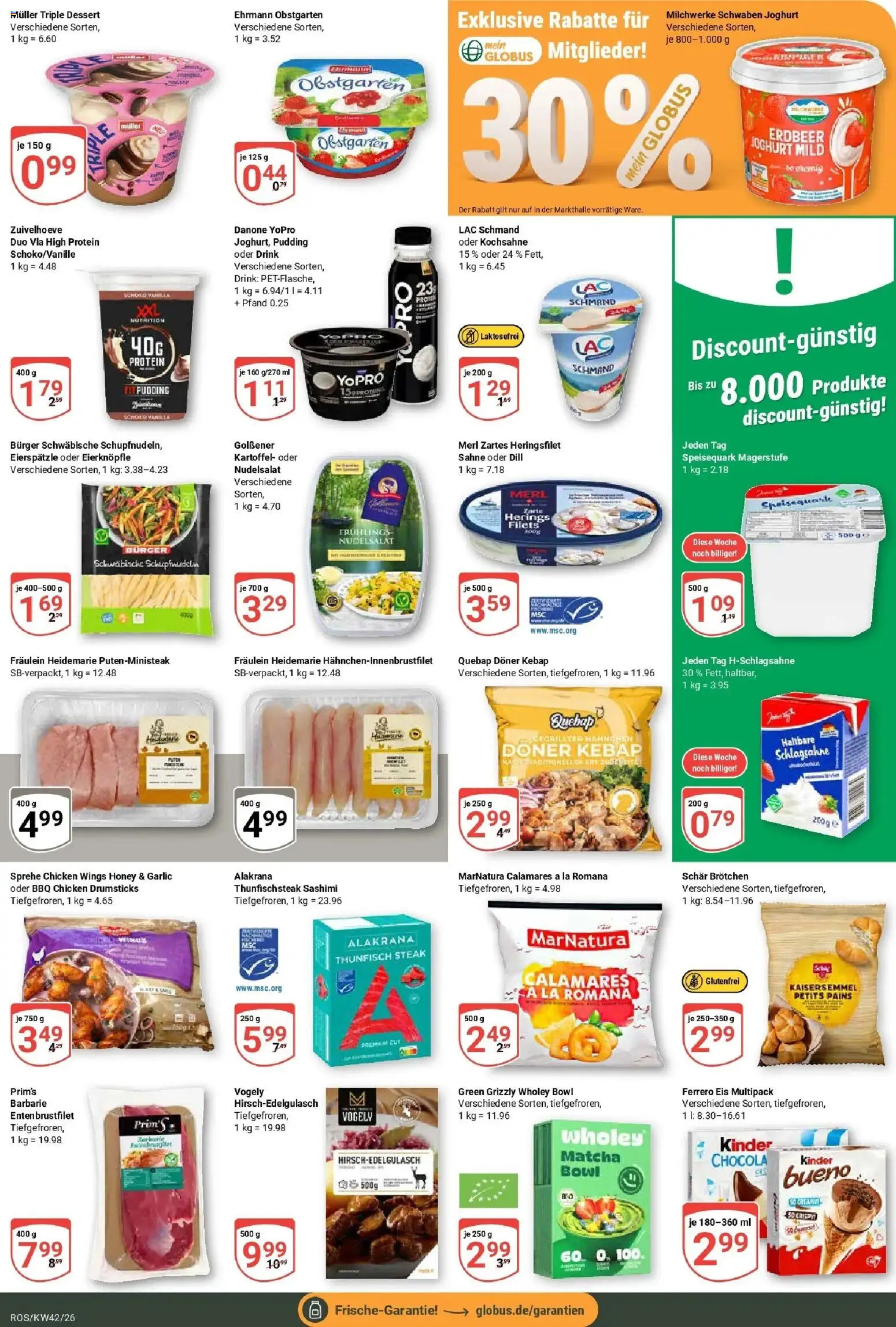 Globus Prospekt Lambrechtshagen (ab 12.10.2026) » Angebote online | Seite: 12 | Produkte: Burger, Dill, Steak, Speisequark