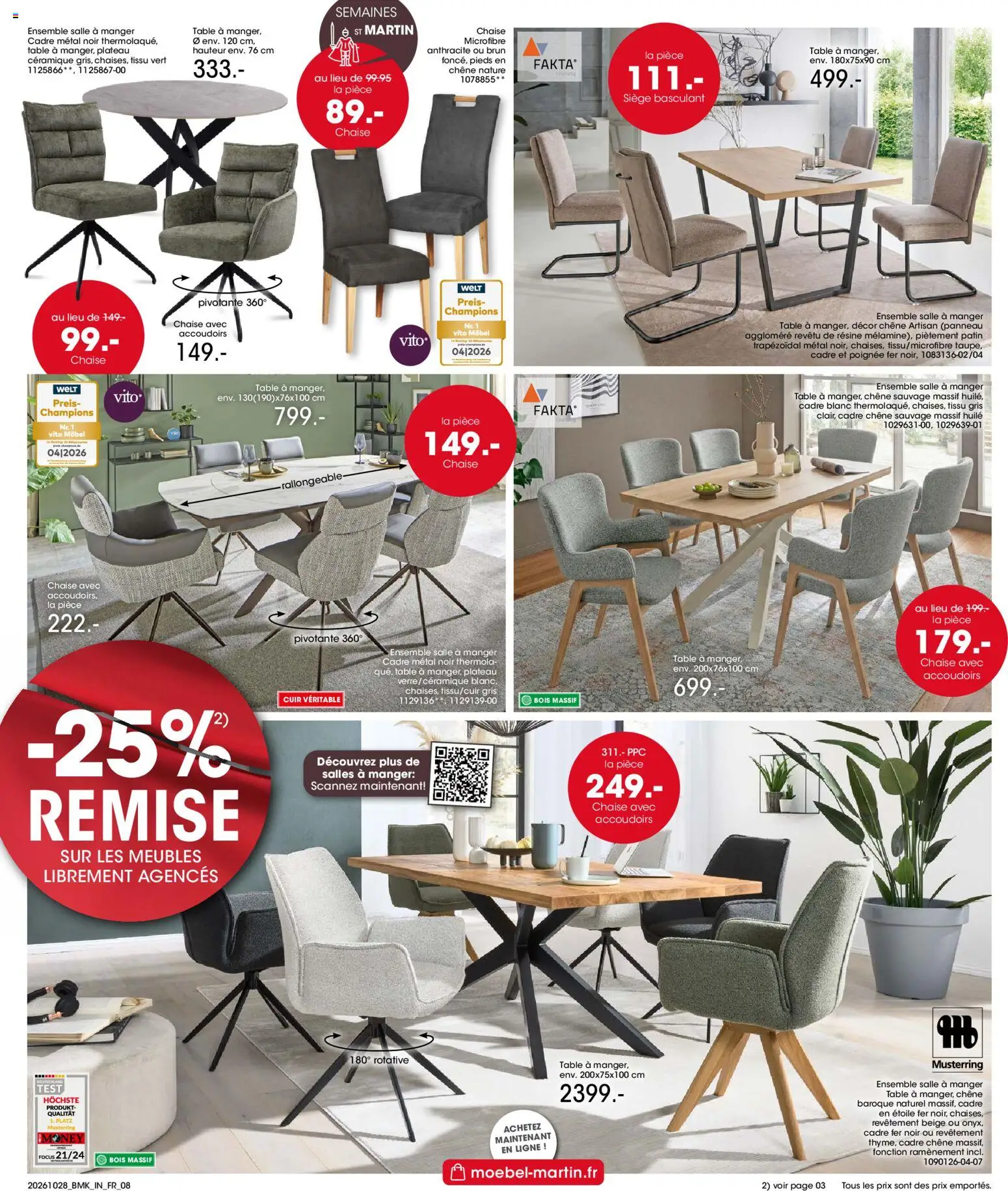 {H1} | Page: 8 | Produits: Plateau, Table, Chaise, Cadre