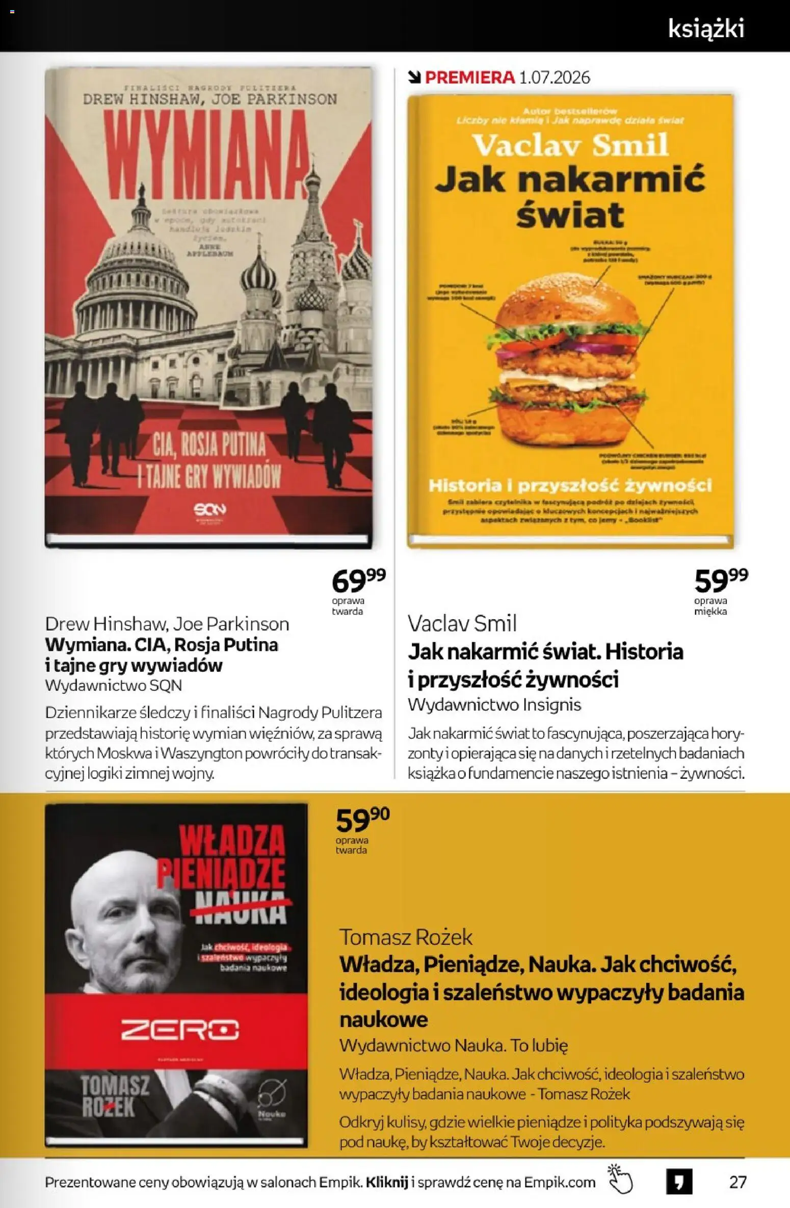 Empik promocje - Tom kultury Książki od 17.06.2026 | Strona: 27