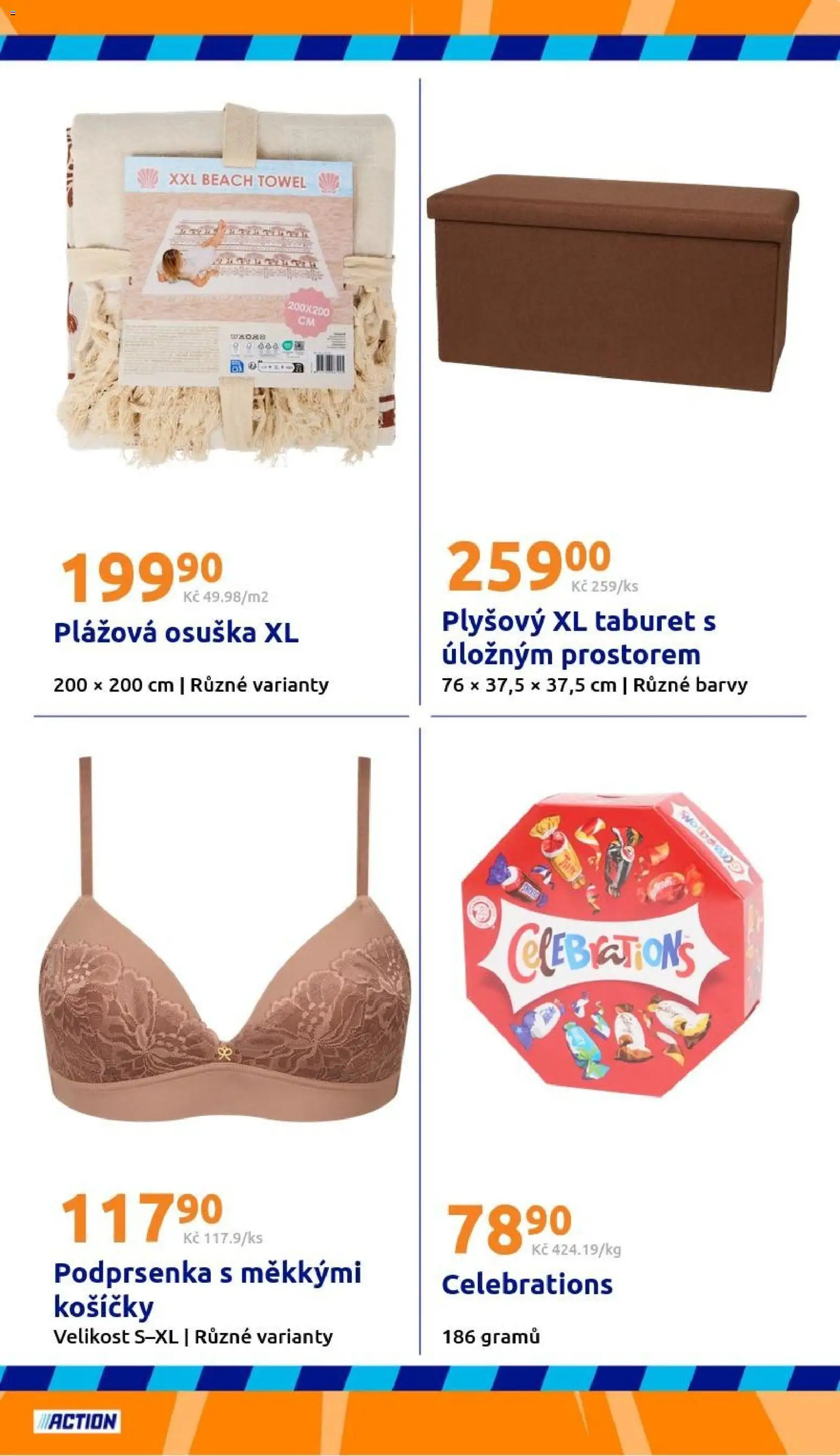 Action leták od 20.05.2026 | Strana: 19 | Produkty: Podprsenka, Osuška, Plážová osuška, Barvy