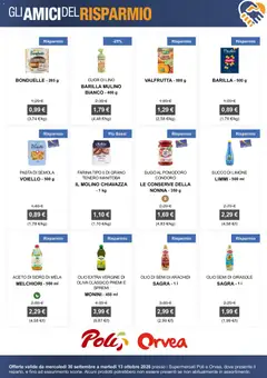 Anteprima del volantino Poli volantino Amici del Risparmio valido a partire dal 30/09/2026