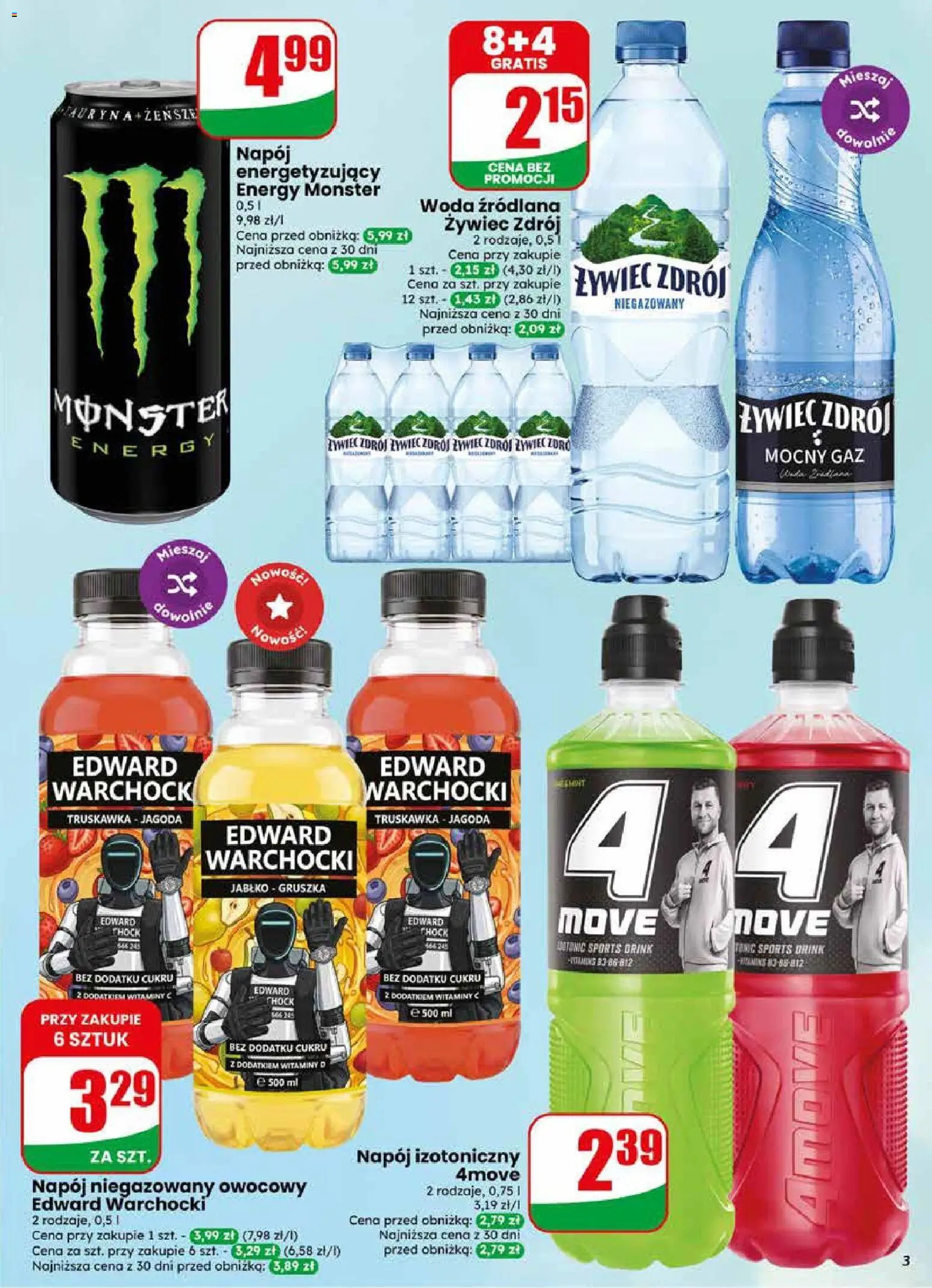 Dino gazetka od 17.06.2026 | Strona: 3 | Produkty: Gruszka, Woda źródlana, Woda