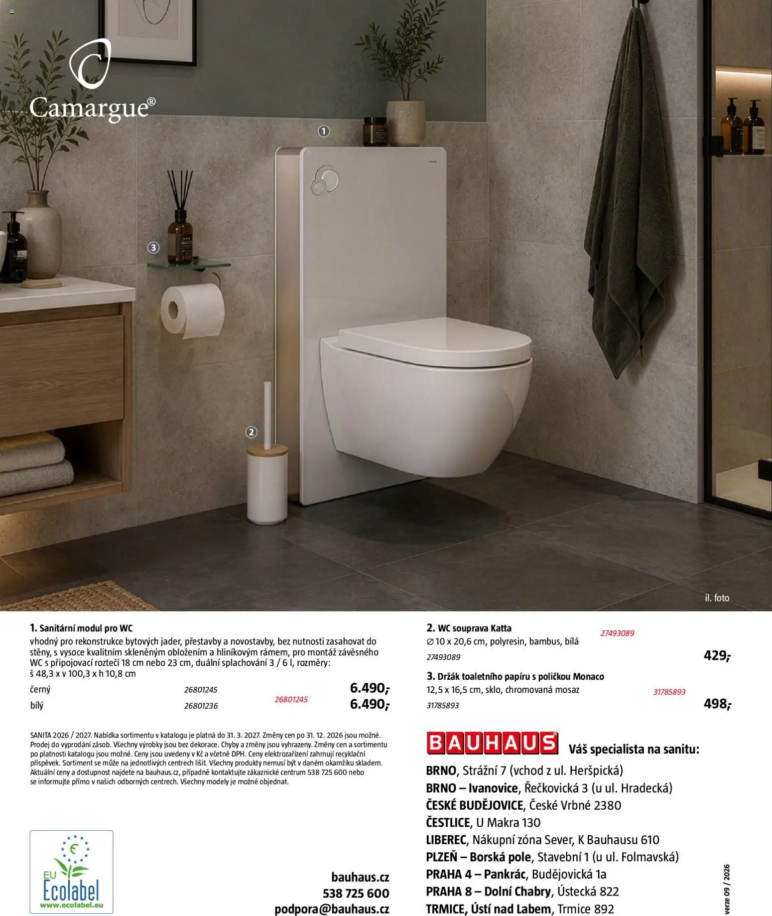 Katalog Sanita od 29.09.2026 | Strana: 68 | Produkty: Modely, Wc