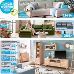 Möbel Kraft Prospekt ab 25.09.2026 gültig | Seite: 4 | Produkte: Wohnlandschaft, Wandboard, Kommode, Regal