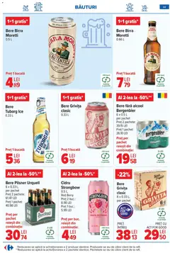 Ofertele Carrefour valabile de la 20.05.2026 | Pagină: 45 | Produse: Pară, Bere, Plastik Kulübe, Fructe