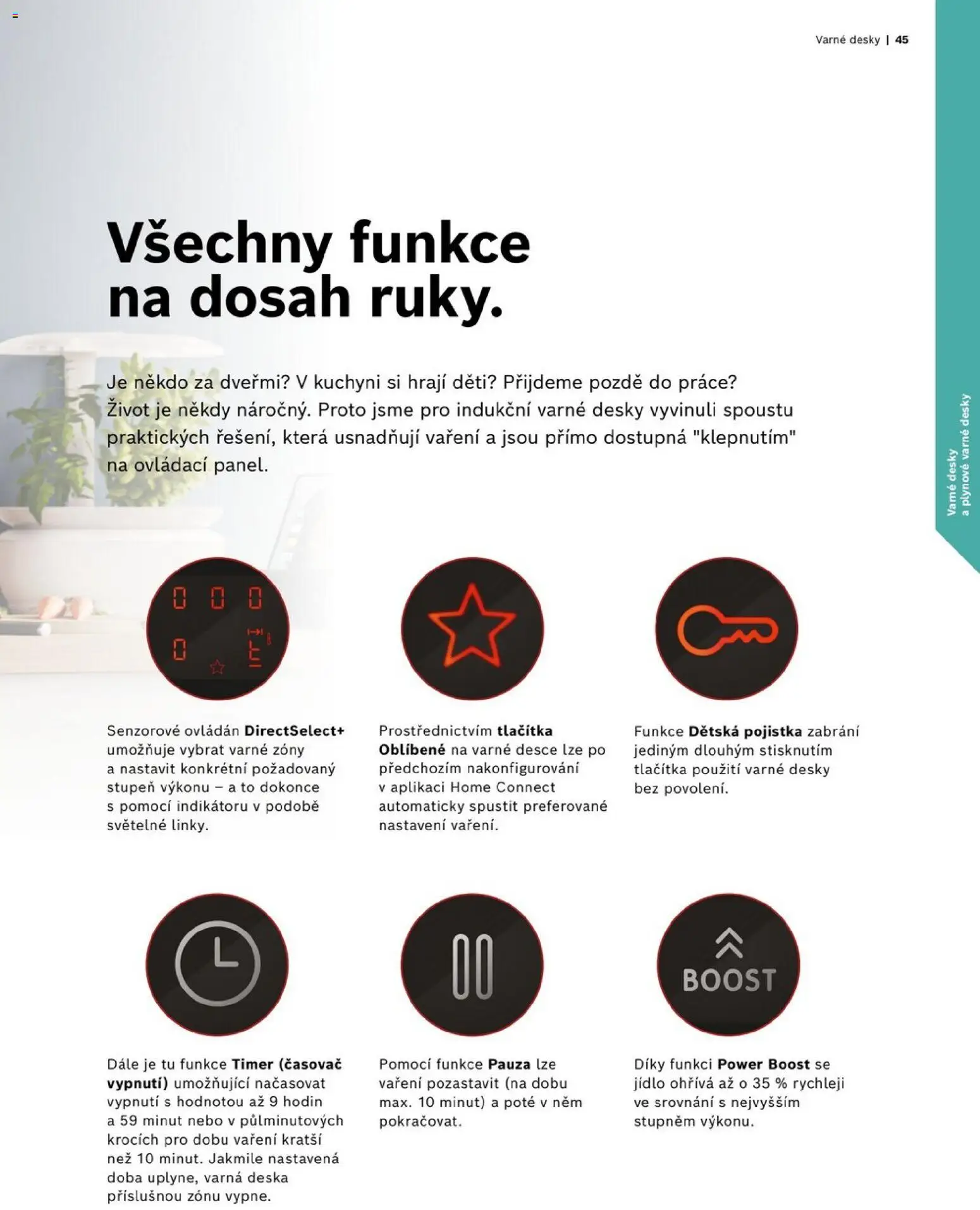XXXLutz leták - Vestavné spotřebiče Bosch od 01.06.2026 | Strana: 45 | Produkty: Varná deska, Časovač, Desky