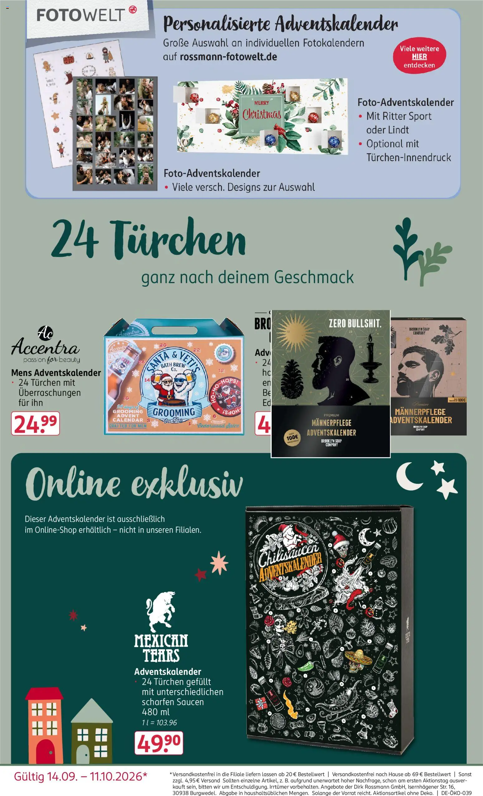 Rossmann Adventskalender – gültig ab 14.09.2026 | Seite: 4