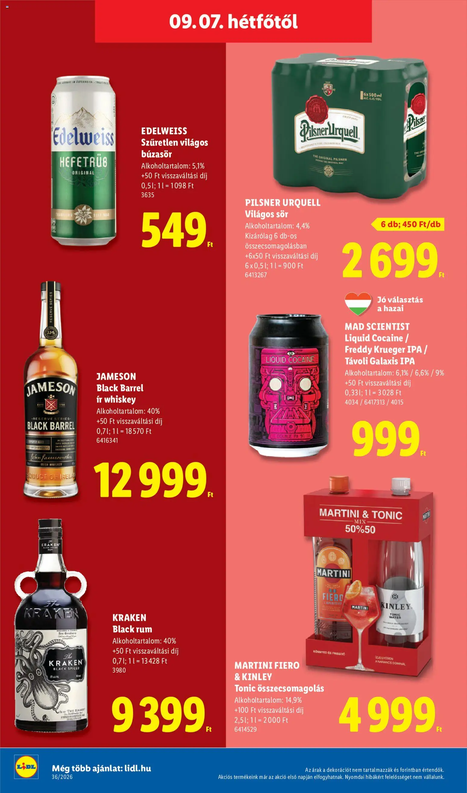 Lidl akciós ujság - amely érvényes a következő dátumtól: 2026.09.03. | Oldal: 68