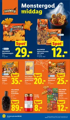 HALLOWEEN Monster-nuggets, HALLOWEEN Monster Chili Cheese Nuggets gyldig fra 27/09/2026 | Side: 16