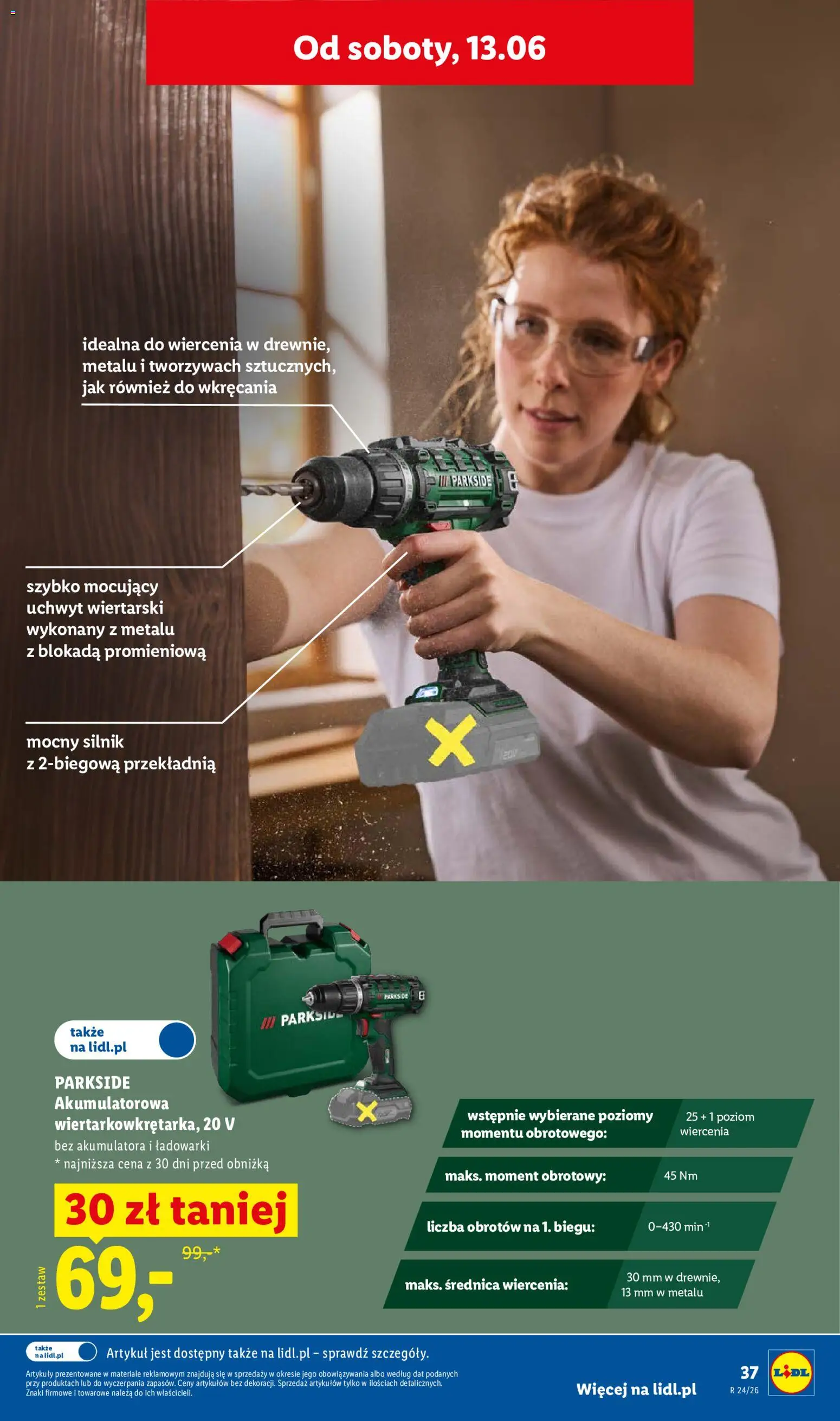 Lidl Polsko katalog od 08.06.2026 | Strana: 41 | Produkty: Parkside