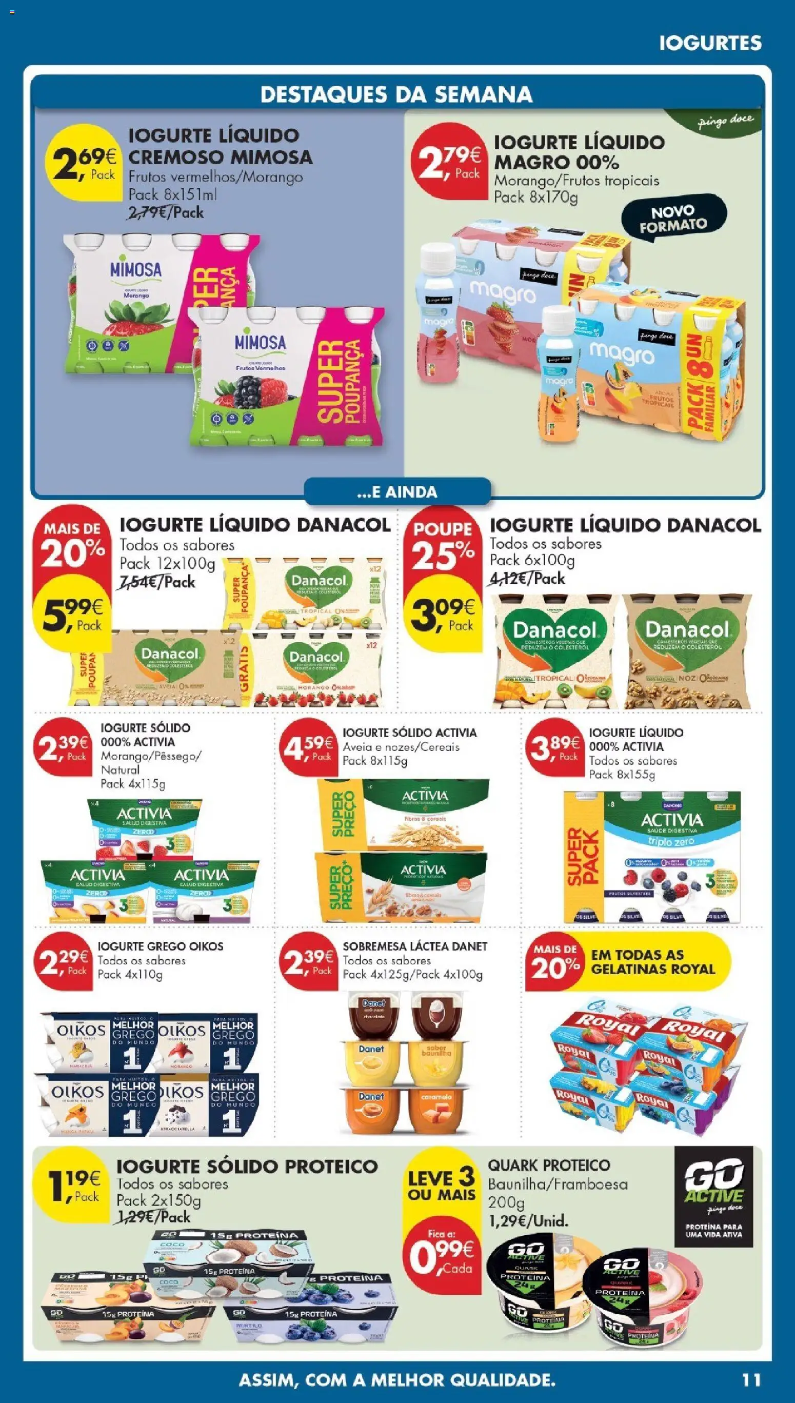 Pingo Doce Poupe Esta Semana Madeira │ válido de 21.04.2026 | Página: 11 | Produtos: Aveia, Iogurte, Cereais, Proteina