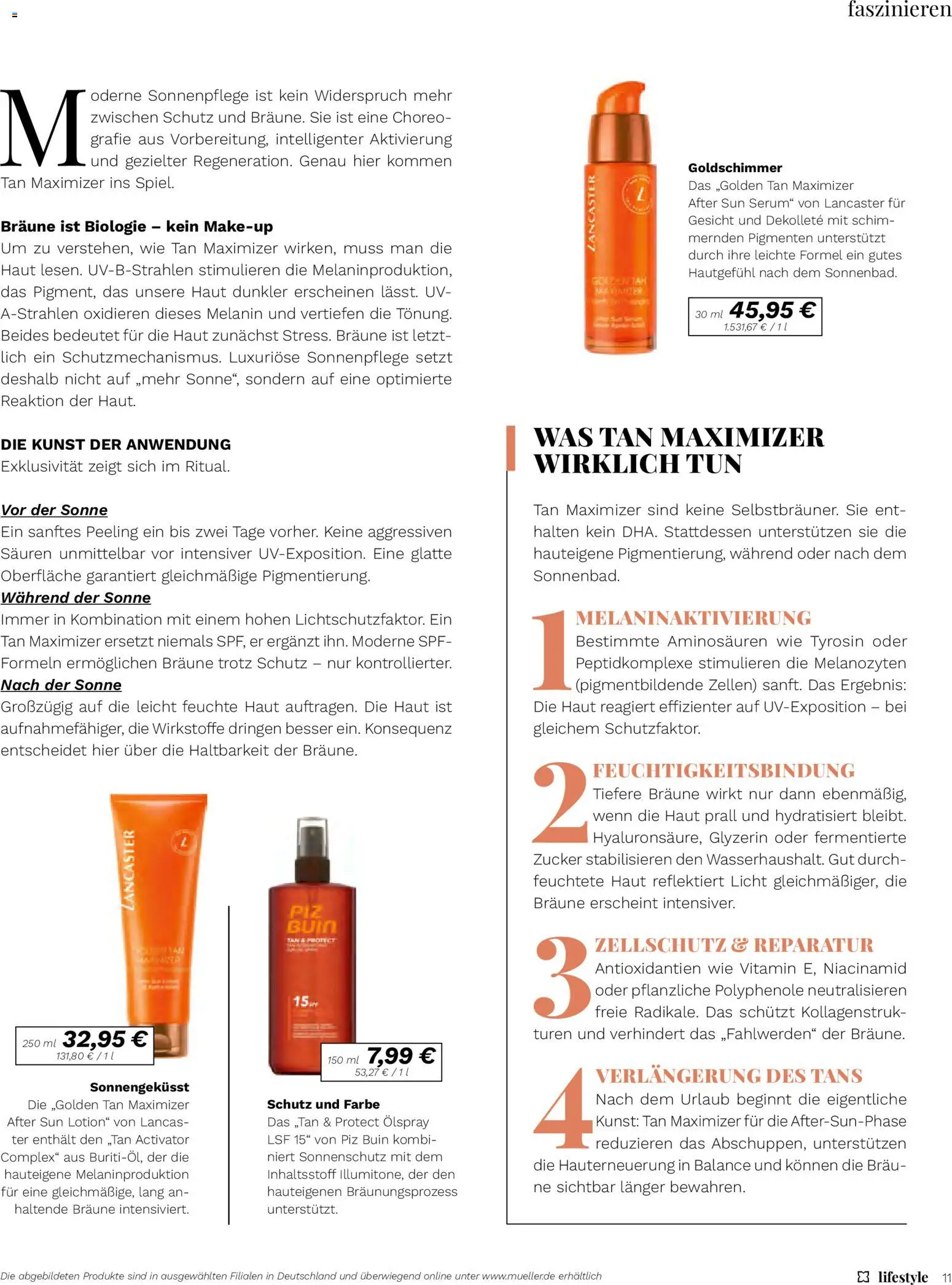 Müller Lifestyle – gültig ab 10.07.2026 | Seite: 11 | Produkte: Peeling, Zucker, After Sun, Serum