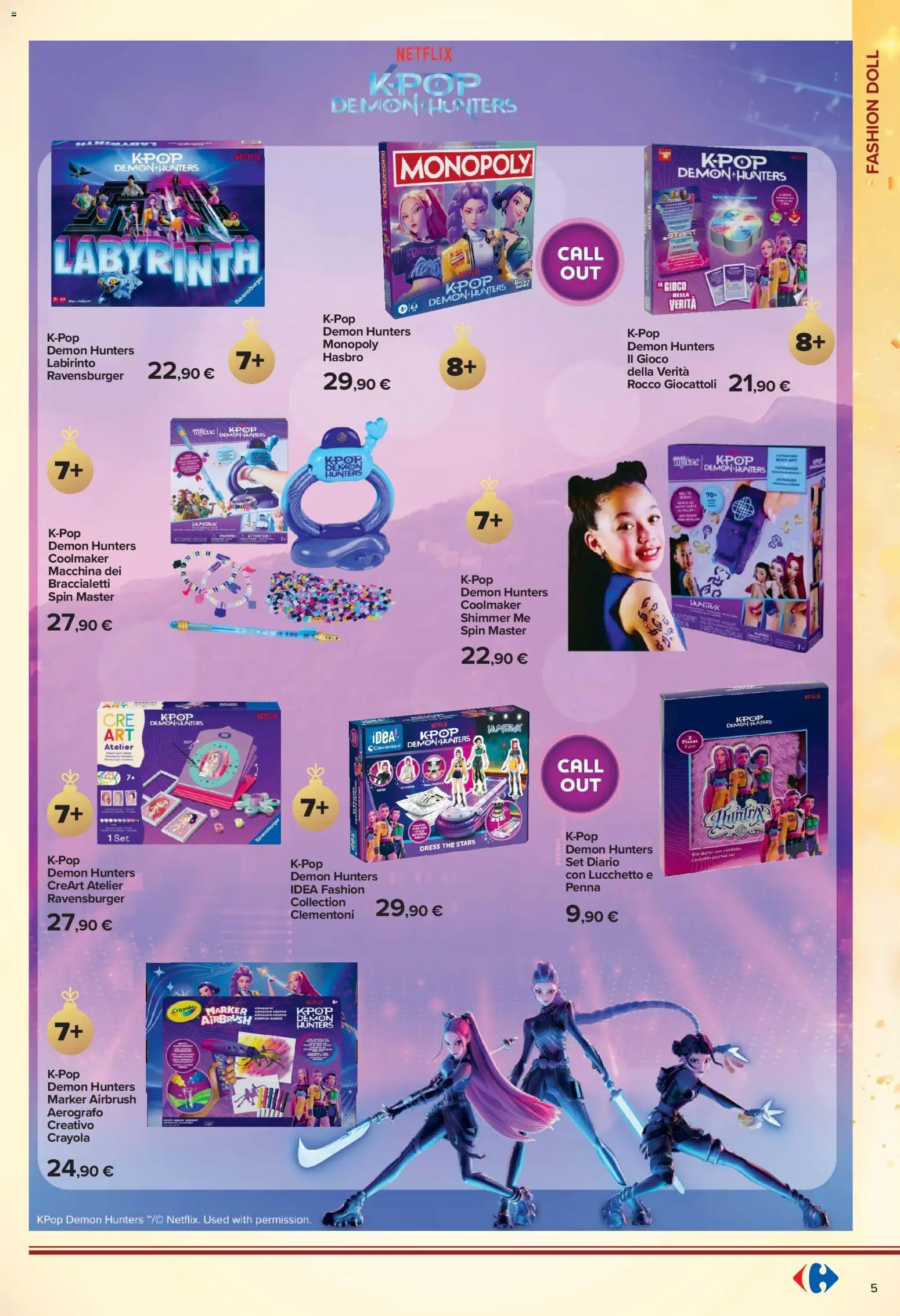 Volantino Carrefour del 23/10/2026 | Pagina: 5 | Prodotti: Giocattoli, The, Gioco