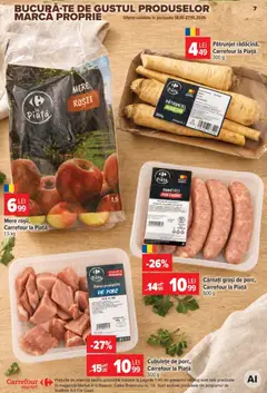 Ofertele Carrefour valabile de la 14.10.2026 | Pagină: 7 | Produse: Pătrunjel, Mere, Gulaș, Cârnați