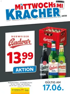 Getränkeland Mittwochs Kracher ab 17.06.2026 gültig