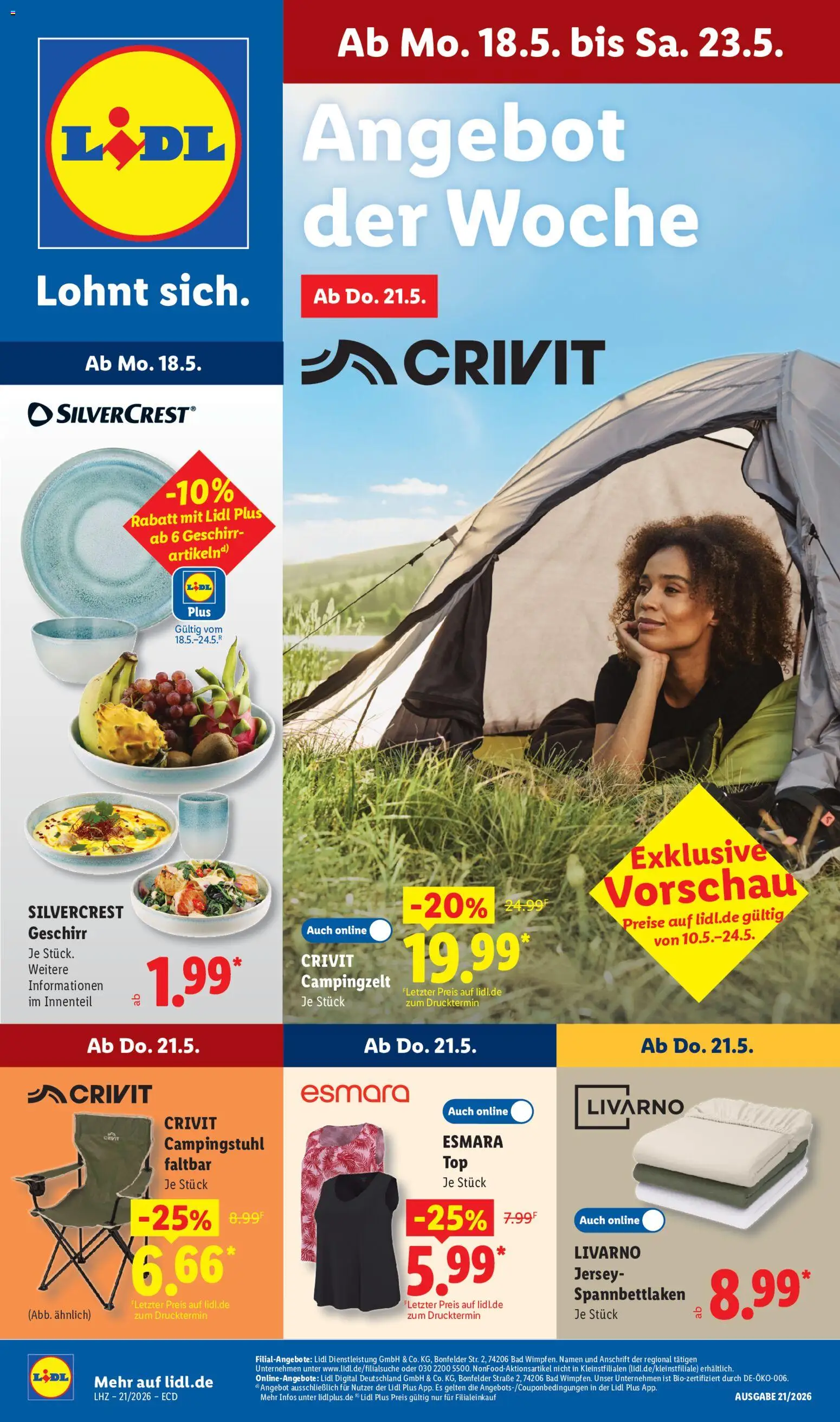Lidl Prospekt – gültig ab 18.05.2026 | Seite: 1